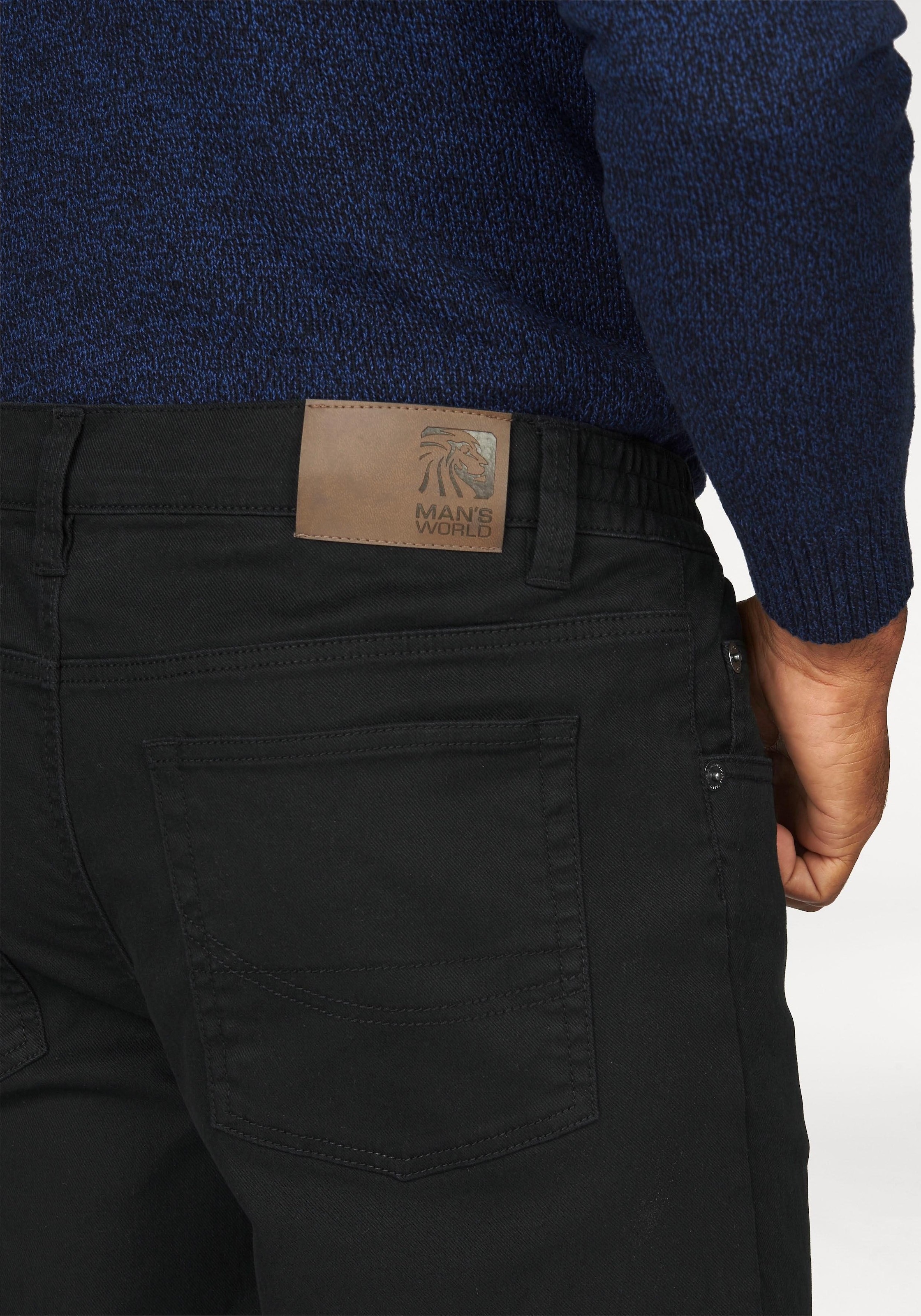 Man's World Dehnbund-Hose, Stretch - bequem mit seitlichem Gummizug