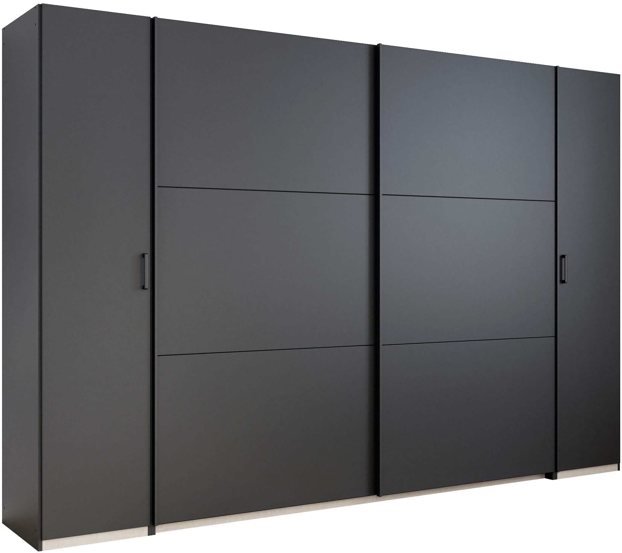 rauch "Kleiderschrank Drehtürenschrank Schrank Garderobe KRONACH" in 3 Ausstattungen BASIC/CLASSIC/PREMIUM, Breiten 225/268/311/354 cm, mit Dreh- und Schwebetüren und vielen Einlegeböden MADE IN GERMANY