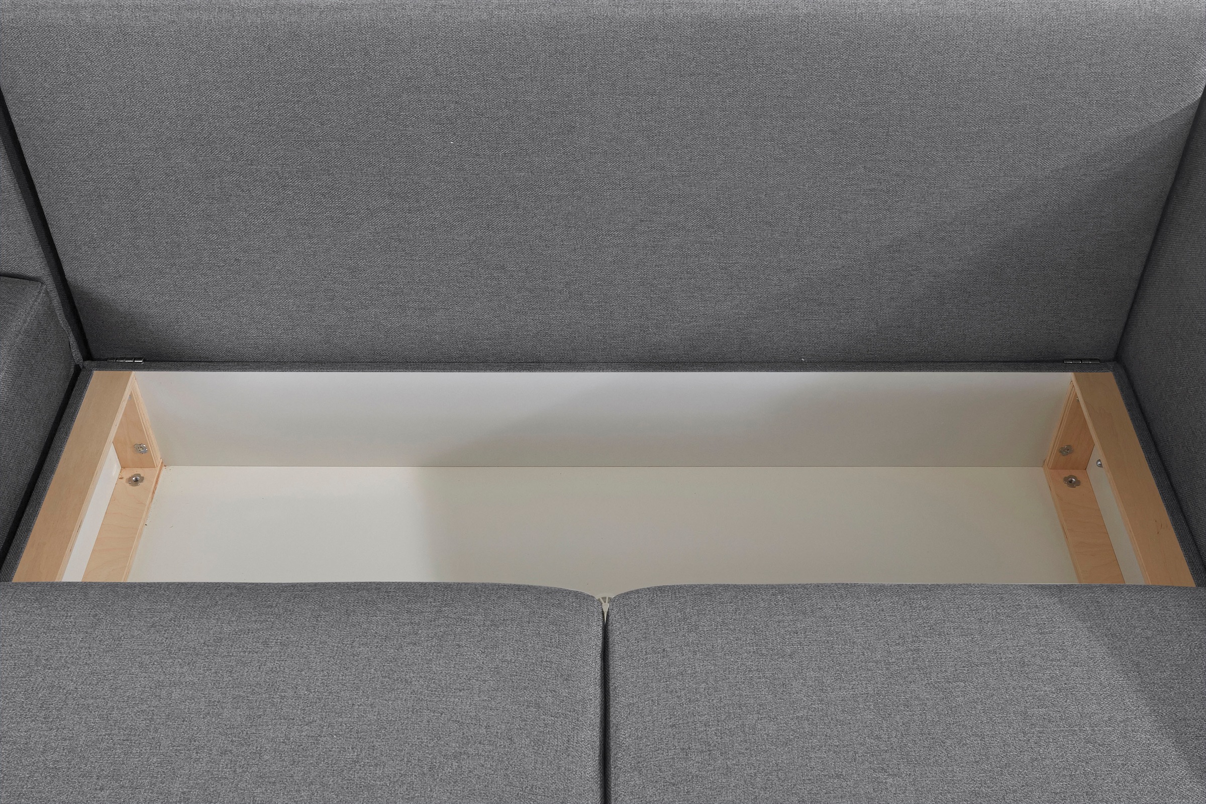 Home affaire Ecksofa »Granbo L-Form«, incl. Bettfunktion und Bettkasten, Federkern-Polsterung, Seitentasche