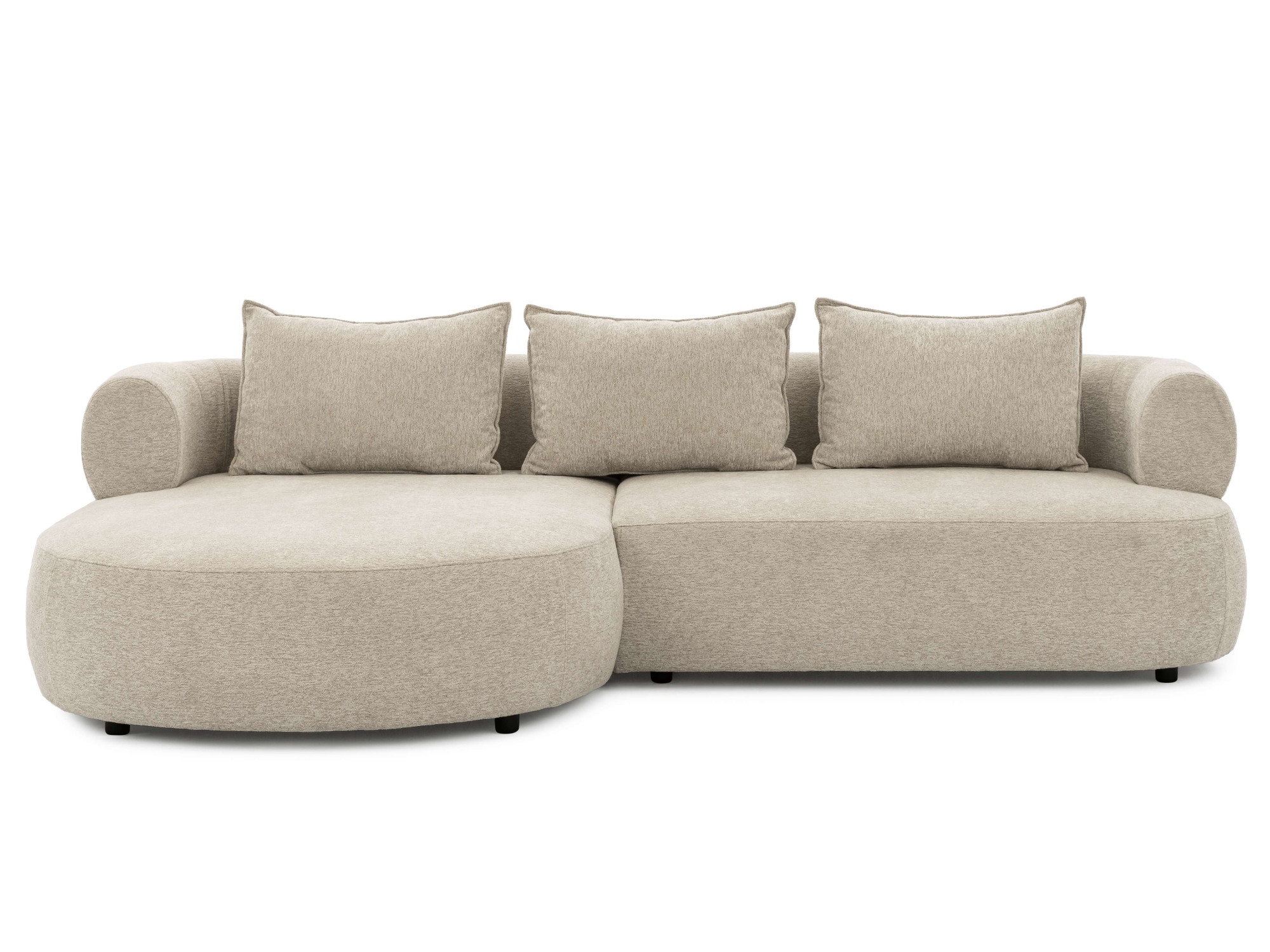 Home affaire Ecksofa "LUSSAC L-Form Design-Sofa mit Zierkissen, Maße B/T/H: günstig online kaufen