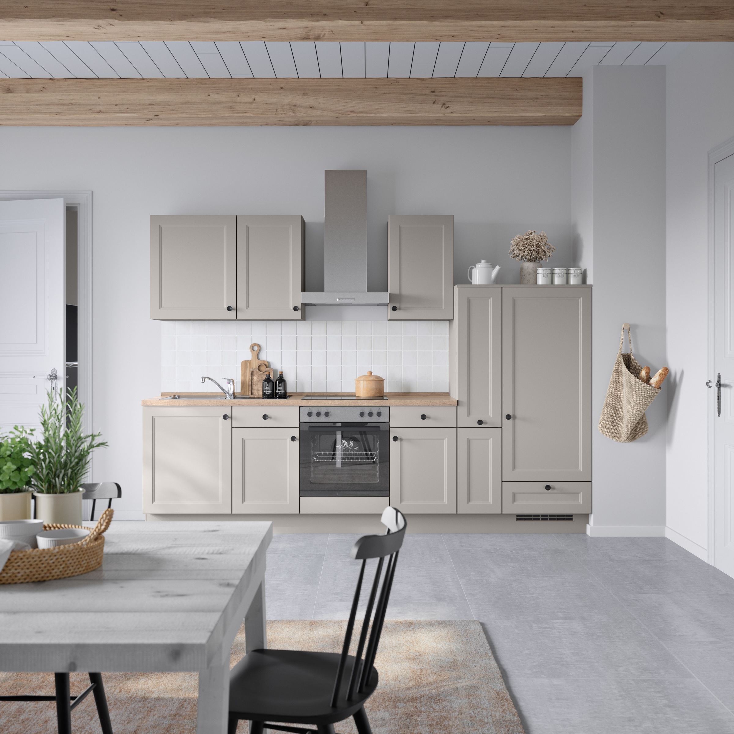 nobilia® Küchenzeile »"Cascada I"«, vormontiert, Ausrichtung wählbar, Breite 300 cm, wahlw. mit E-Geräten