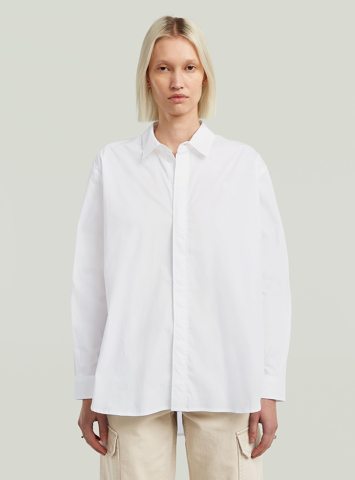 G-STAR Langarmshirt "Clean Boyfriend Hemd"