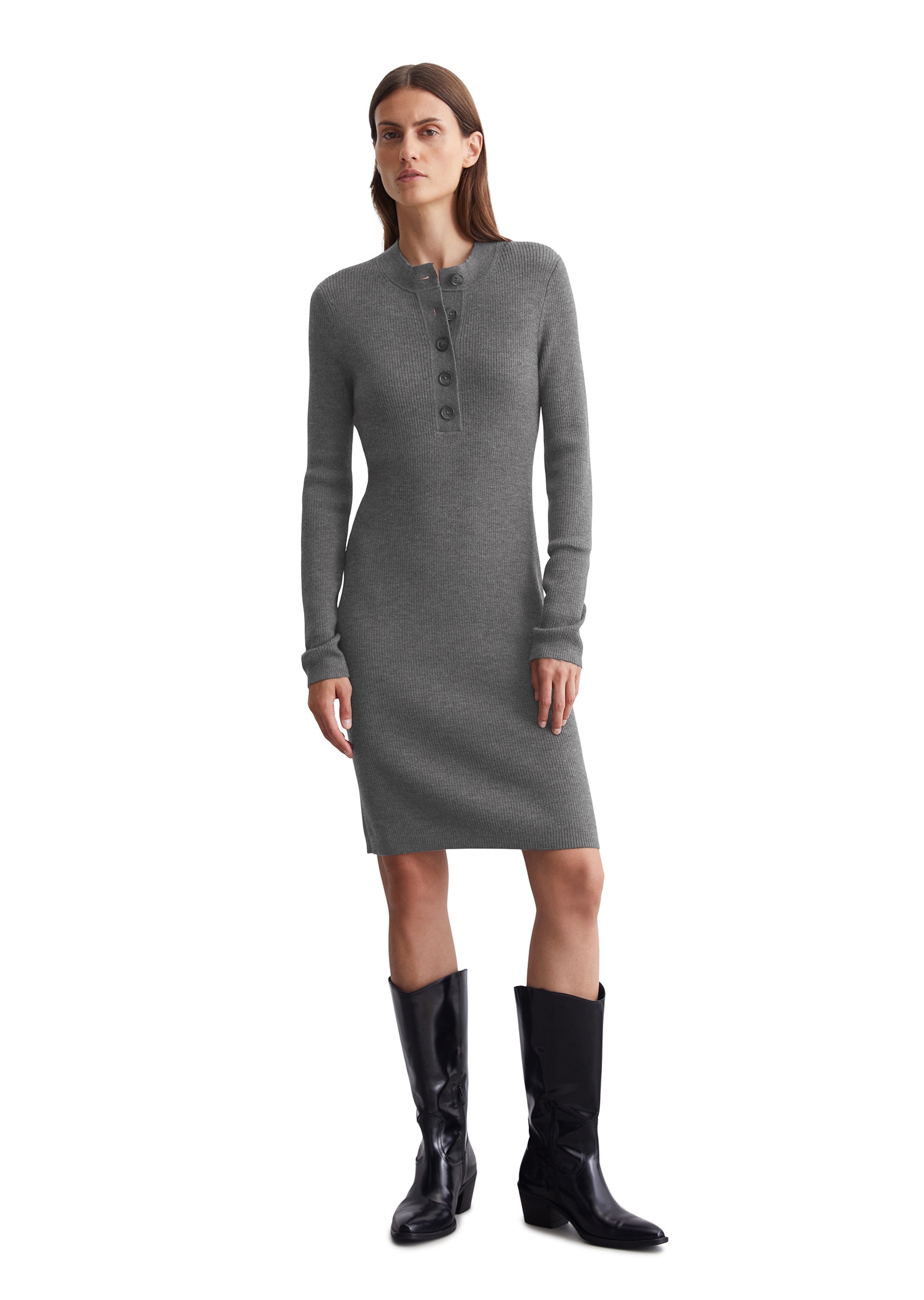 Marc O'Polo Strickkleid »aus extra feiner Merinowolle«