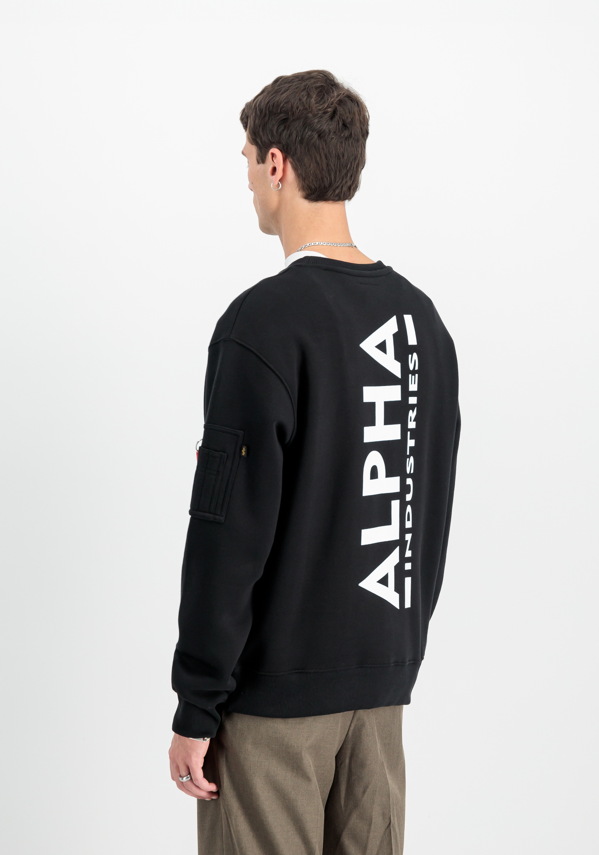 Alpha Industries Sweater »Alpha Industries Men - Sweatshirts Backprint Sweatshirt«