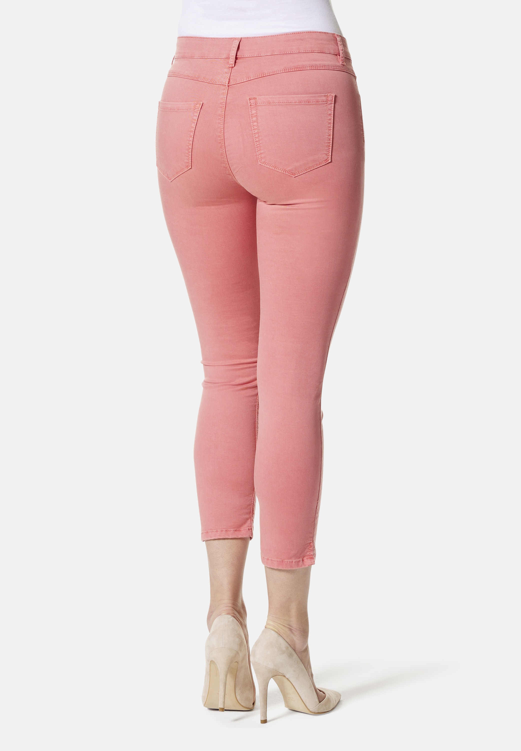 STOOKER WOMEN 5-Pocket-Jeans "Florenz Colour Slim Fit" Slim Fit Casual Clea günstig online kaufen