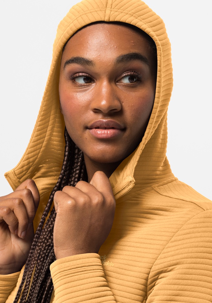 Thumbnail - Jack Wolfskin Kapuzenfleecejacke "MODESTO HOODED JKT WOMEN", mit Kapuze