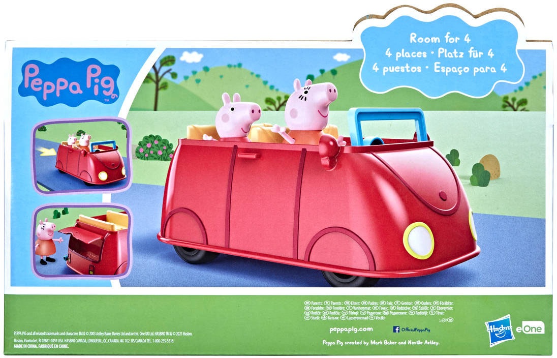 Hasbro Spielwelt »Peppa Pig, Peppas rotes Familienauto«, mit Soundeffekten