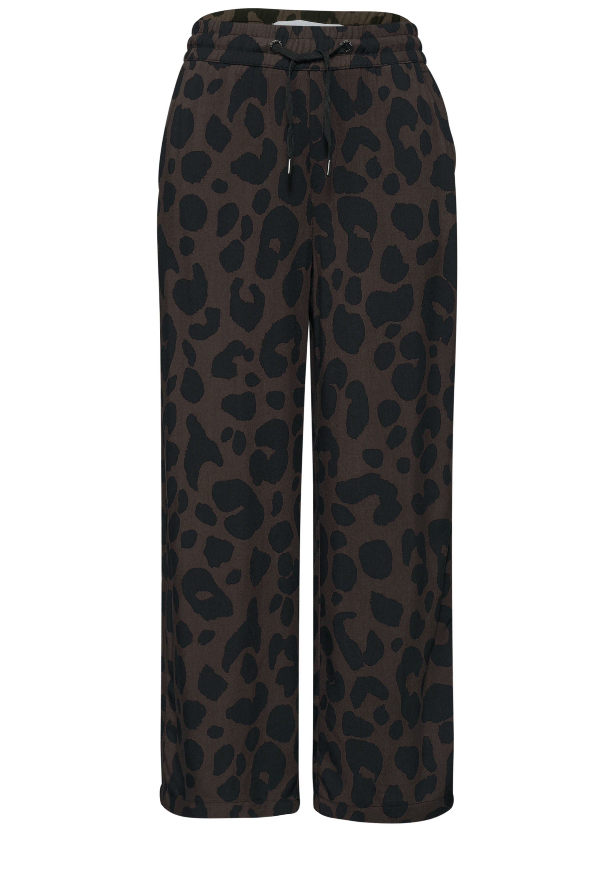 STREET ONE Stoffhose  mit allover Print