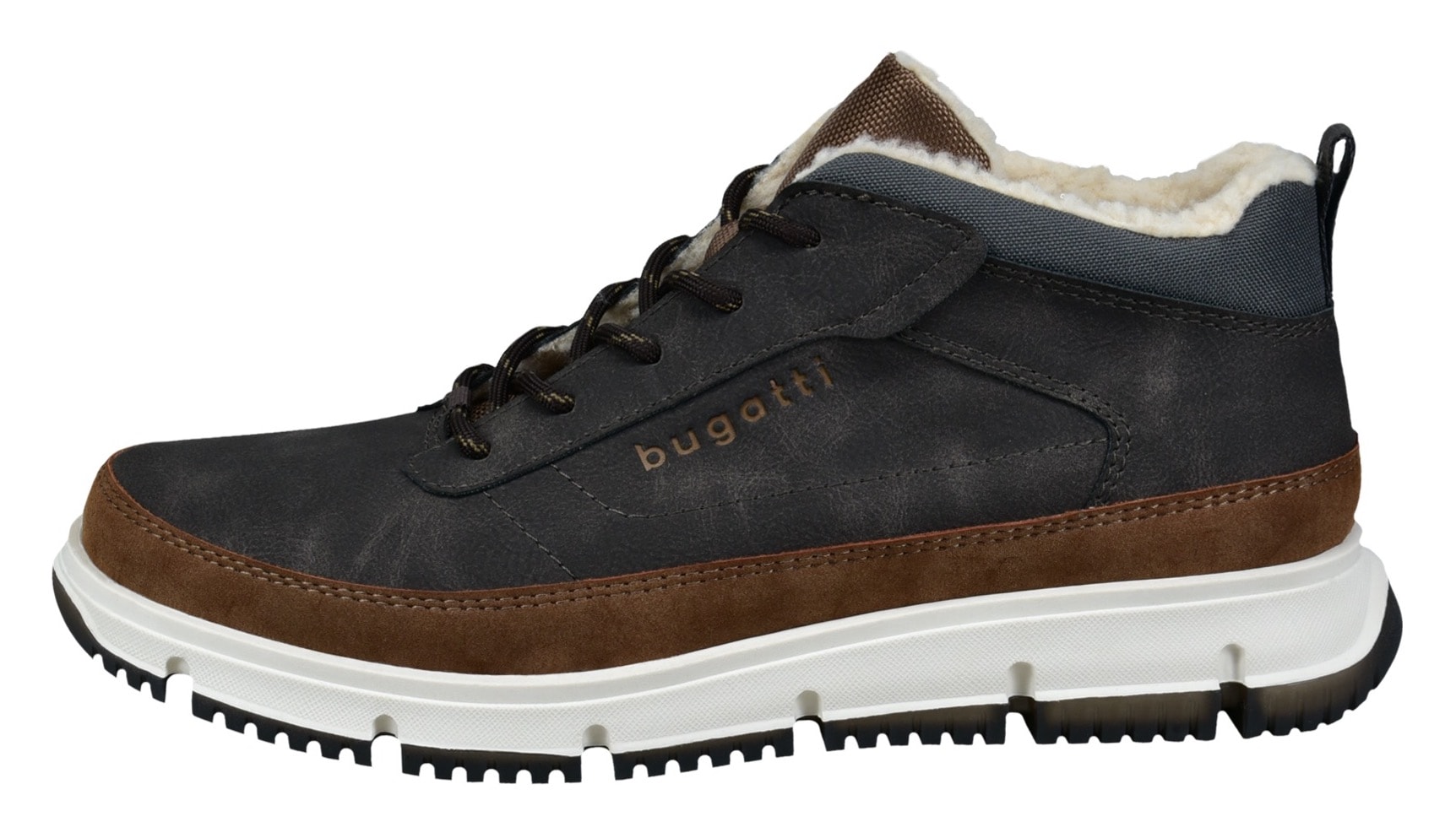 bugatti Sneaker, High Top Sneaker, Schnürboots mit modischer Profilsohle, W günstig online kaufen