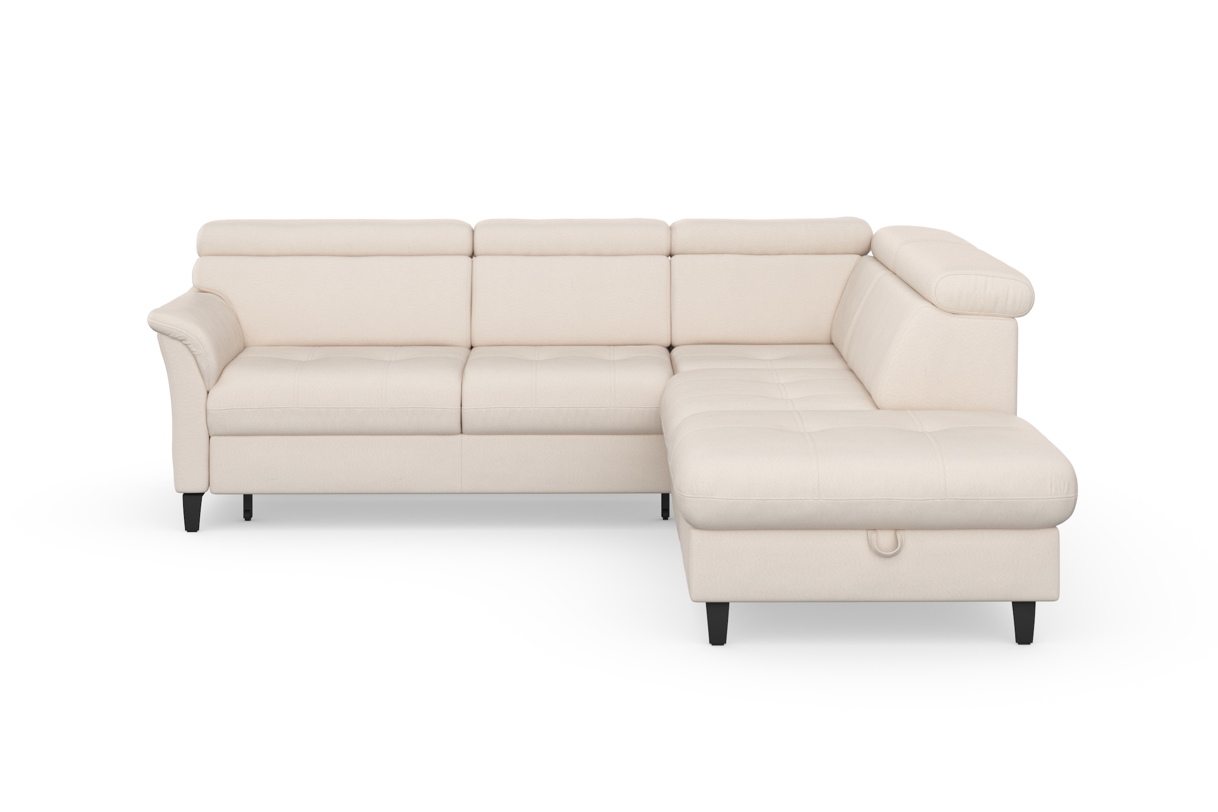 sit&more Ecksofa "Marano L-Form" inklusive Kopfteilverstellung, optional Schlaffunktion & Bettkasten