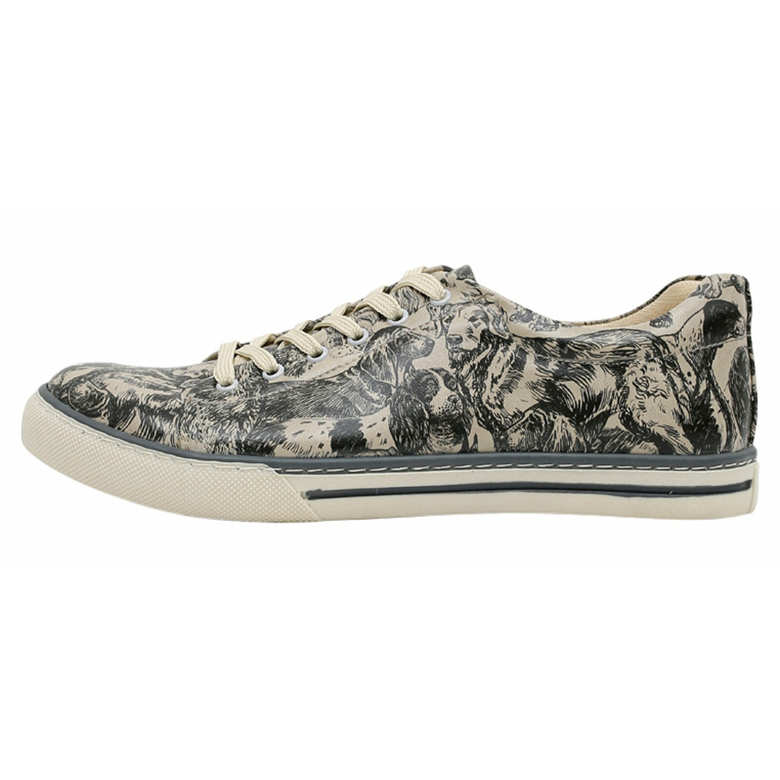 DOGO Sneaker "Classic Schnürsneaker The Life Of Dogs Damen Sneaker", Vegan günstig online kaufen