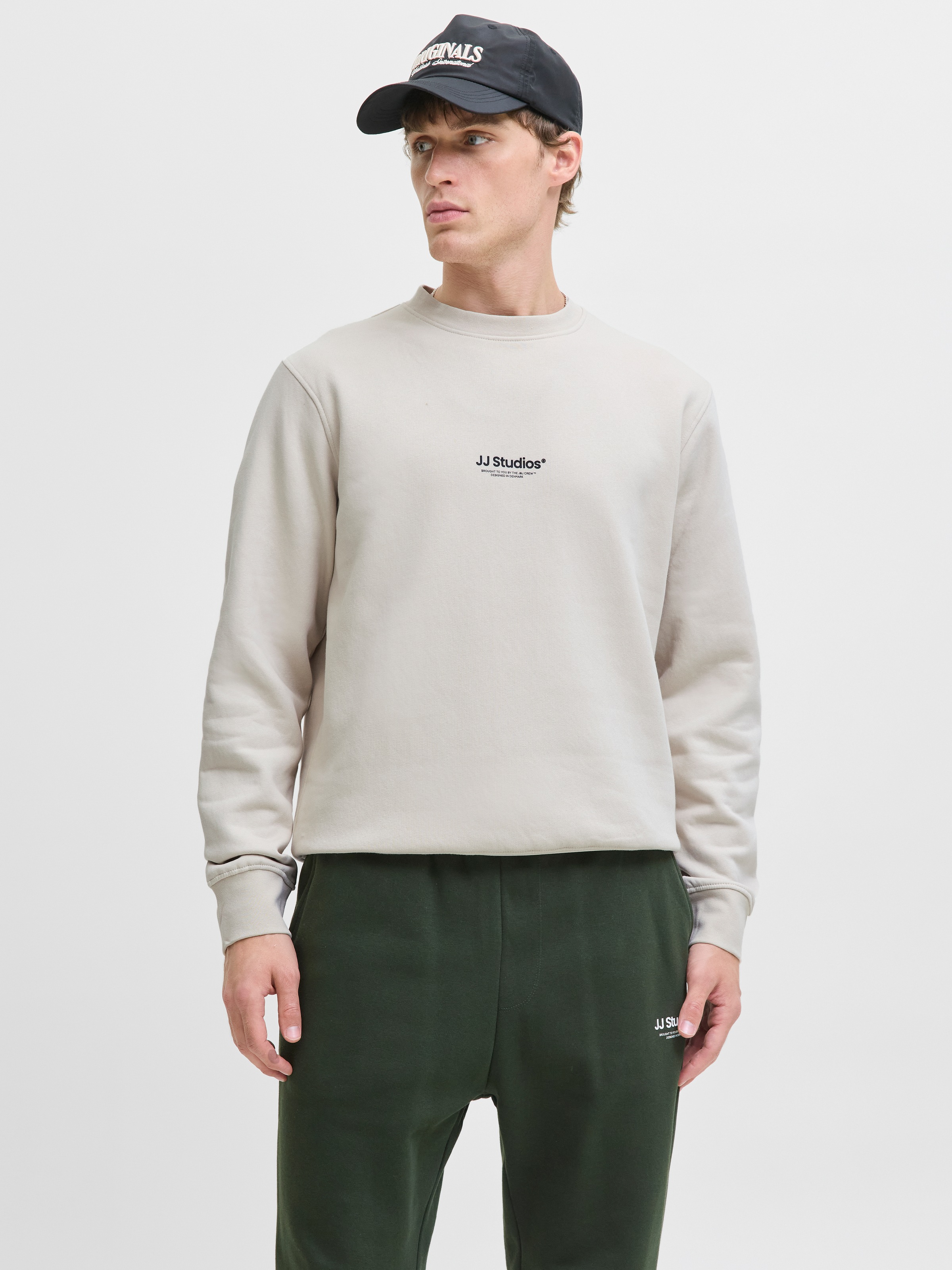 Jack & Jones Sweatshirt "JJESOHO SWEAT CREW NECK NOOS", Baumwollmischung, r günstig online kaufen