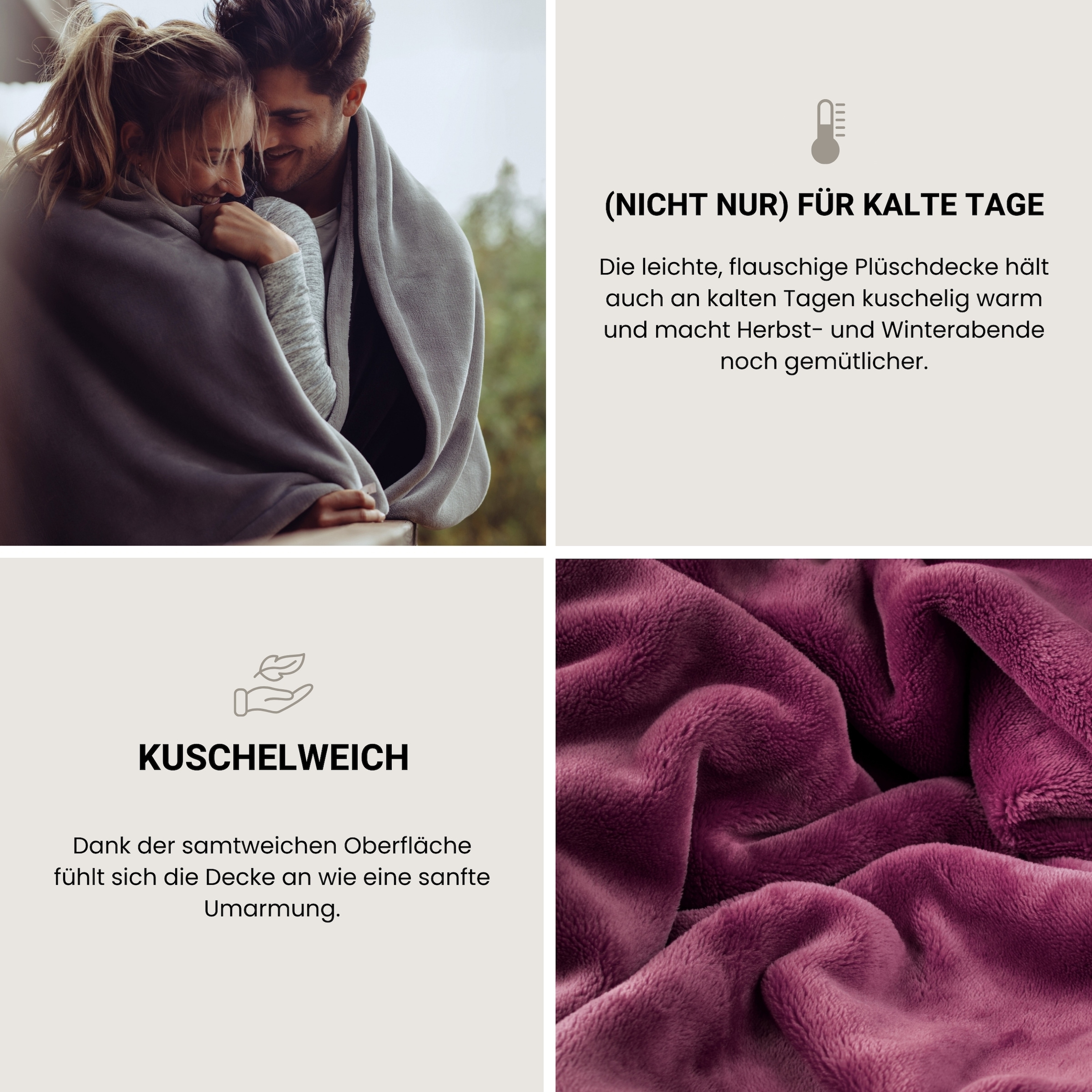 Schiesser Wohndecke »Mia leichte Kuscheldecke für Couch, Sofa und als Tagesdecke« OEKO-TEX® zertifiziert