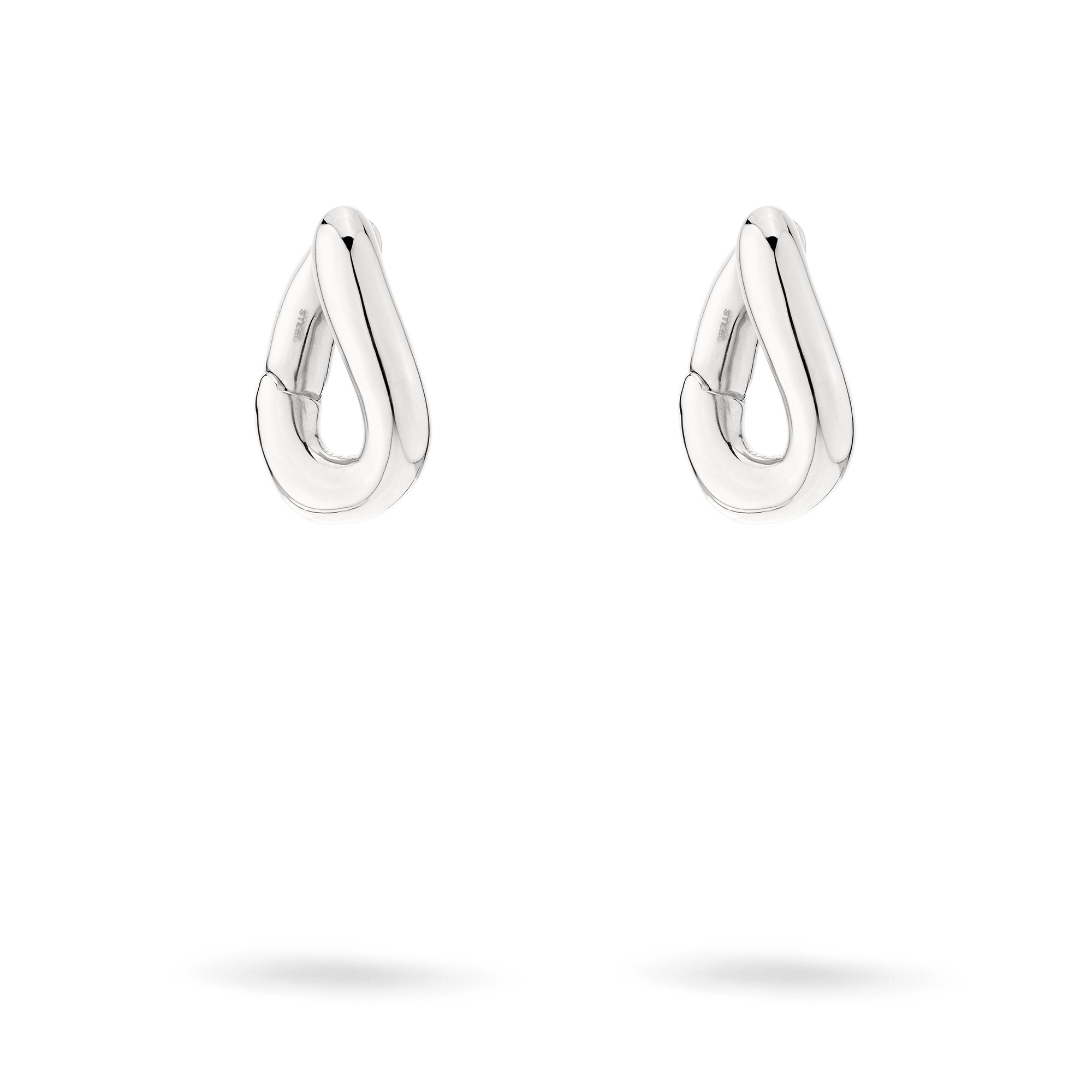 Liebeskind Berlin Paar Creolen »Schmuck Geschenk Edelstahl Ohrringe The Organic«, Einhänger abnehmbar