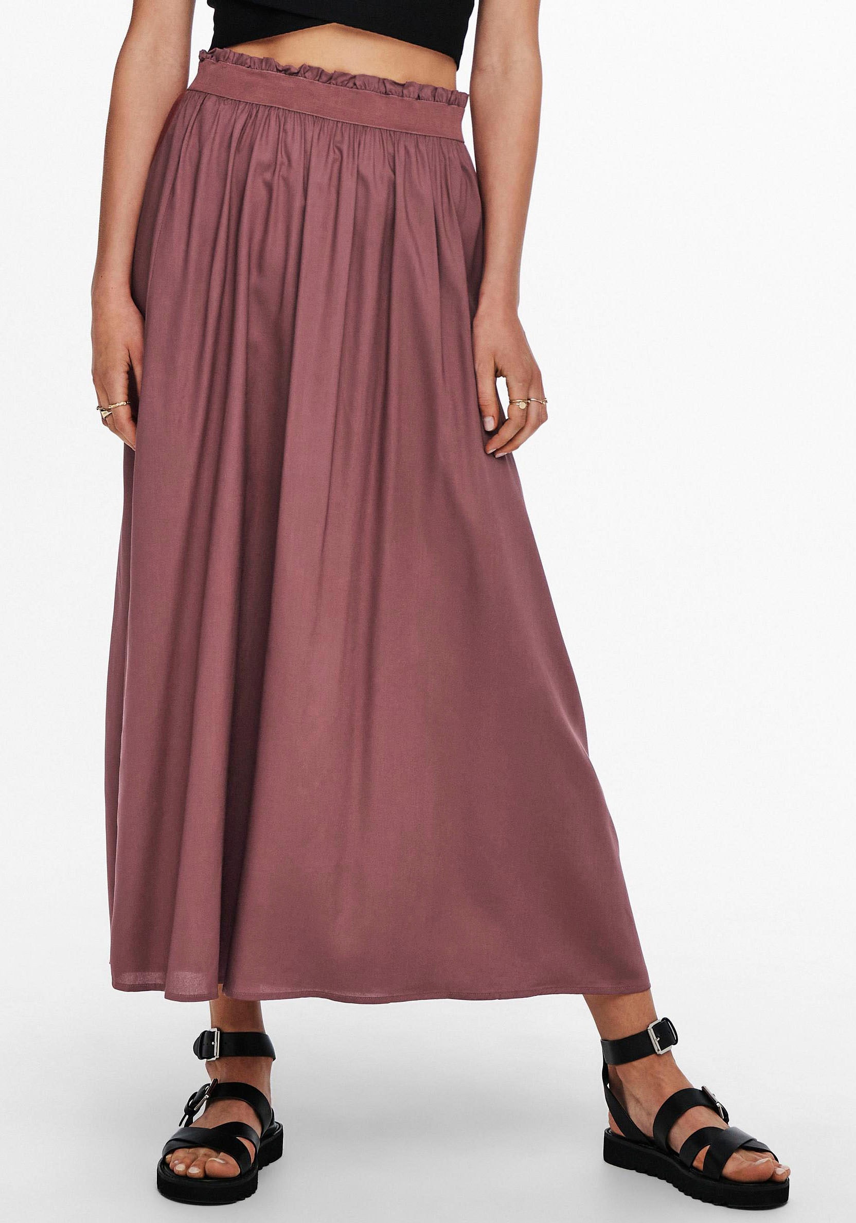 ONLY Maxirock "ONLVENEDIG LIFE LONG SKIRT WVN NOOS" günstig online kaufen