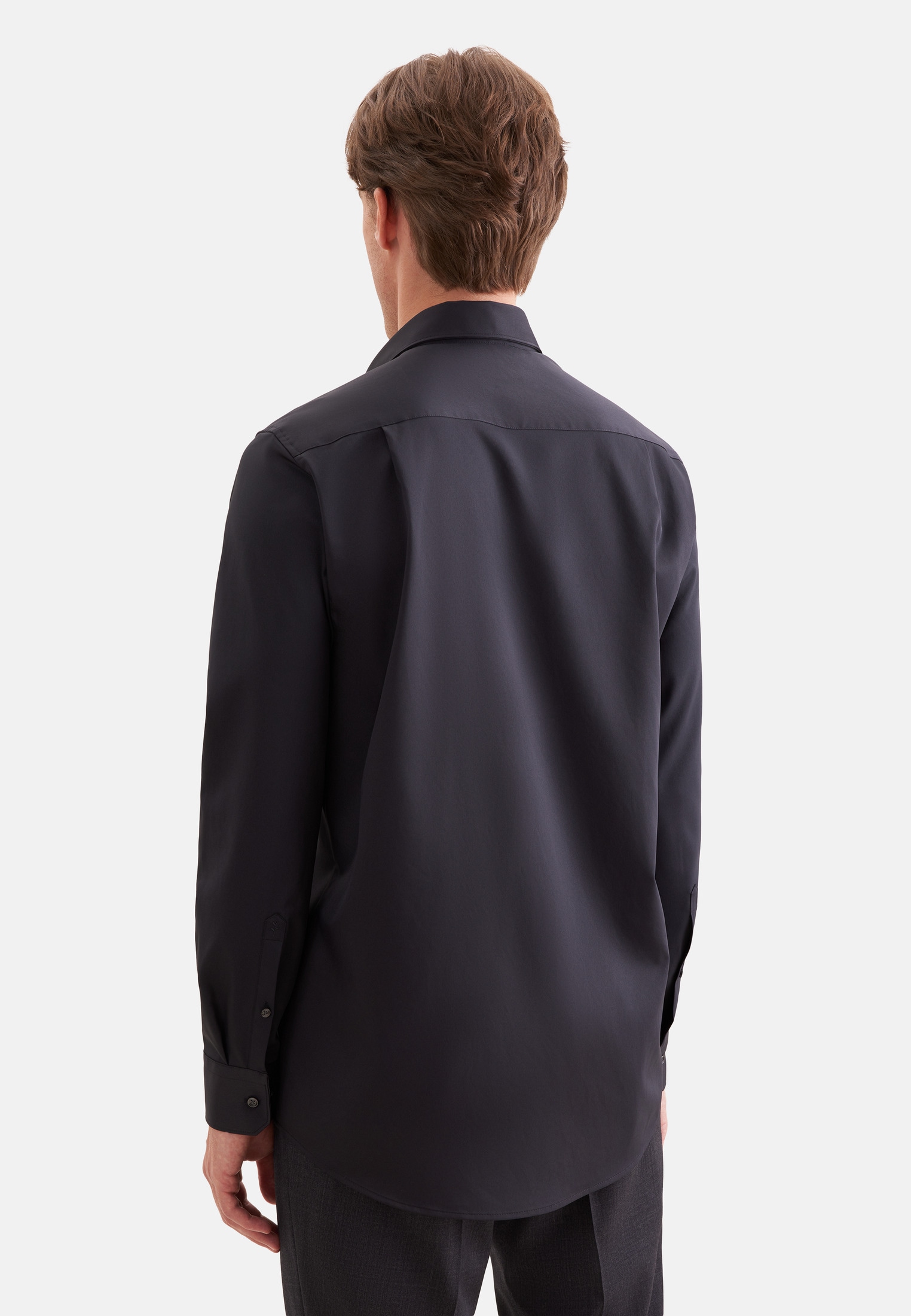 seidensticker Businesshemd »Schwarze Rose« Regular 1/1 Kentkragen Uni