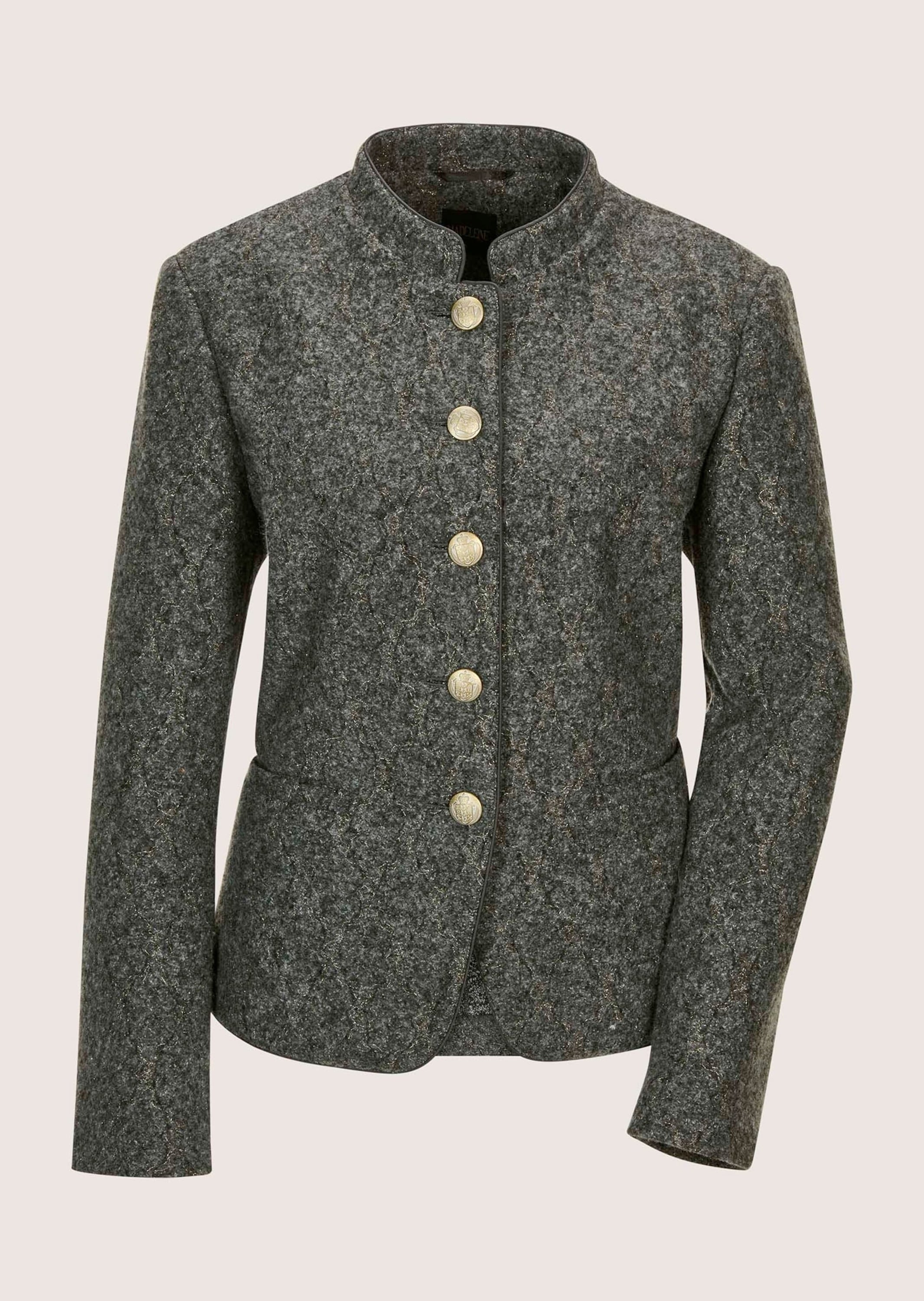 MADELEINE Jackenblazer "Strickblazer Schicker Kurzblazer mit Stehkragen" günstig online kaufen