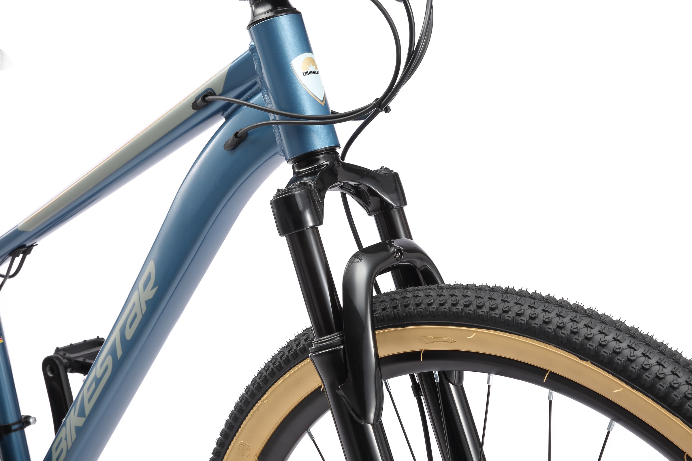 Bikestar Mountainbike 21 Gang Shimano RD-TY300 Schaltwerk Kettenschaltung für Damen und Herren, Kettenschaltung