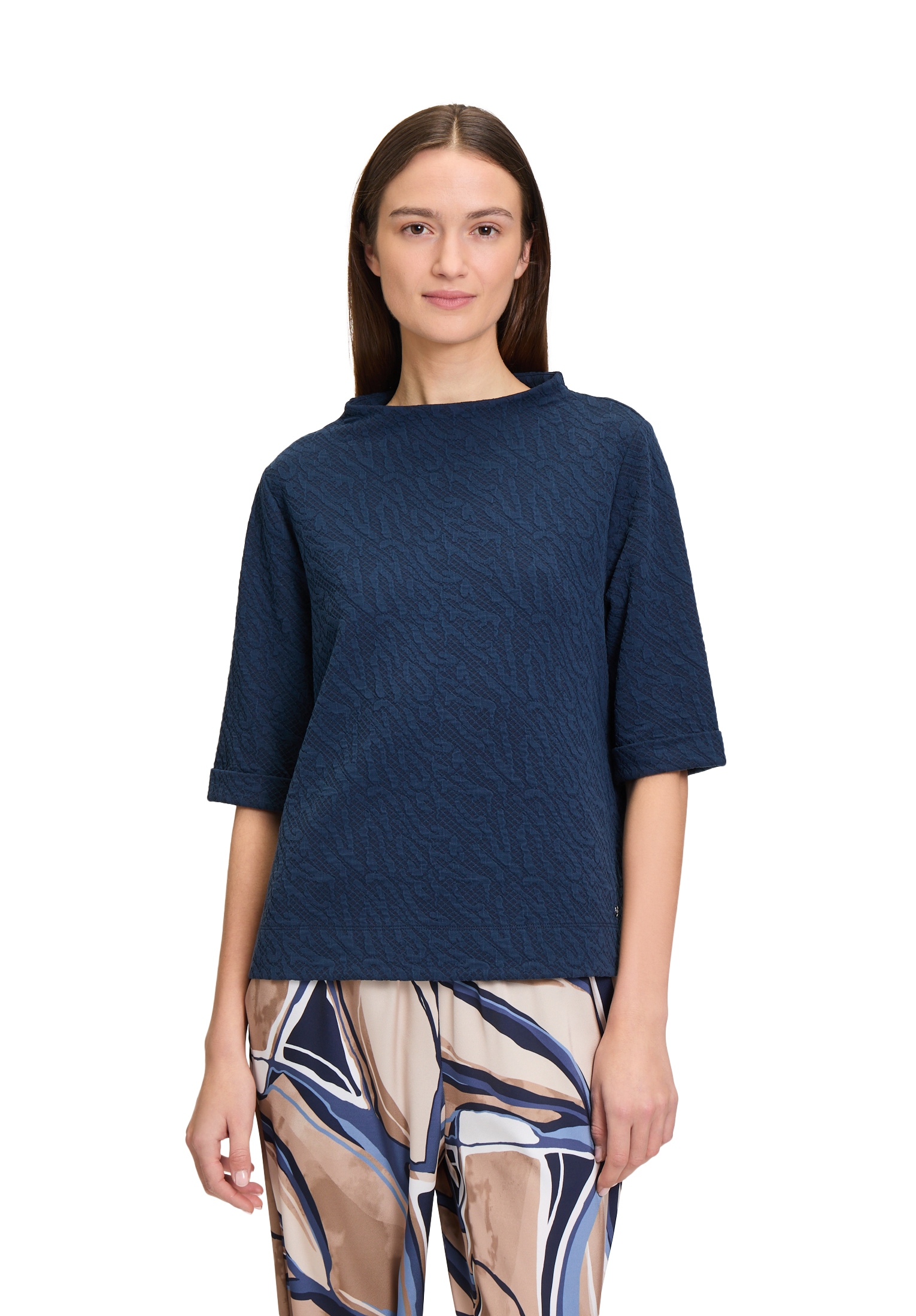 Betty&Co Kurzarmshirt "Betty & Co Sweatshirt mit Rundhalsausschnitt", (1 tl günstig online kaufen