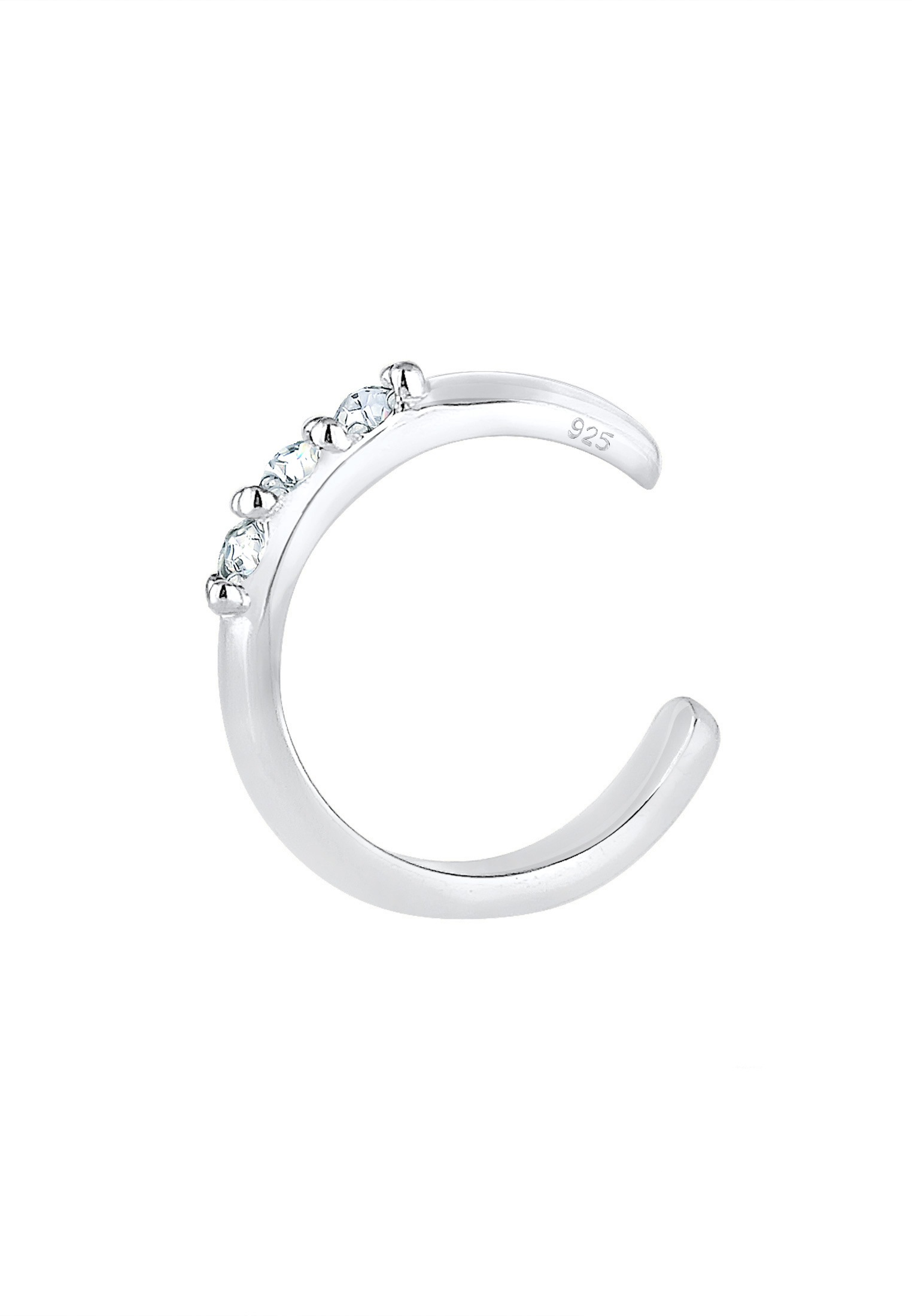 Elli Single-Ohrhaken »Single Earcuff Kristalle 925 Silber«