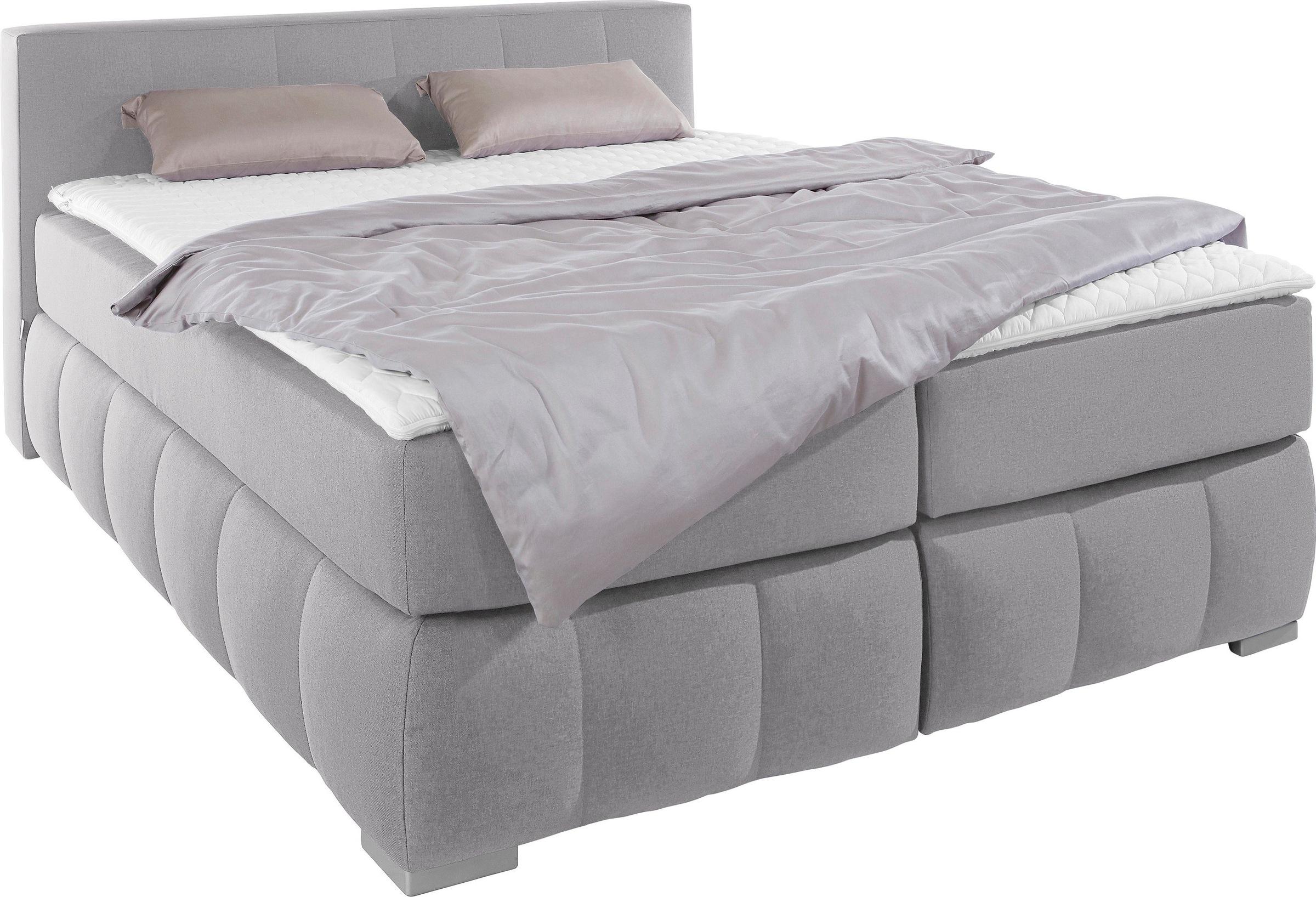 Home affaire Boxspringbett "Chelles" inkl. Topper, in XXL- Überlänge 220 cm günstig online kaufen