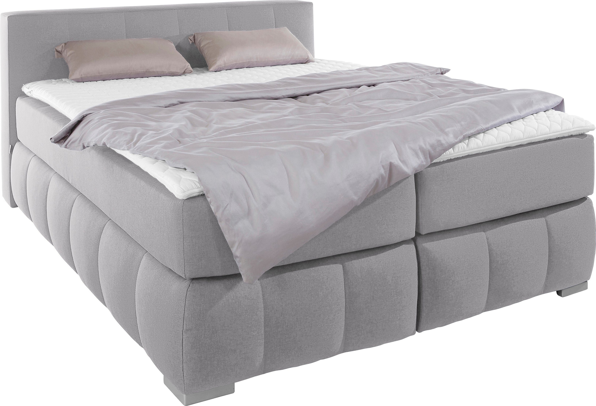 Home affaire "Chelles" inkl. Topper, in XXL- Überlänge 220 cm, Unterbox mit feine Wölbung