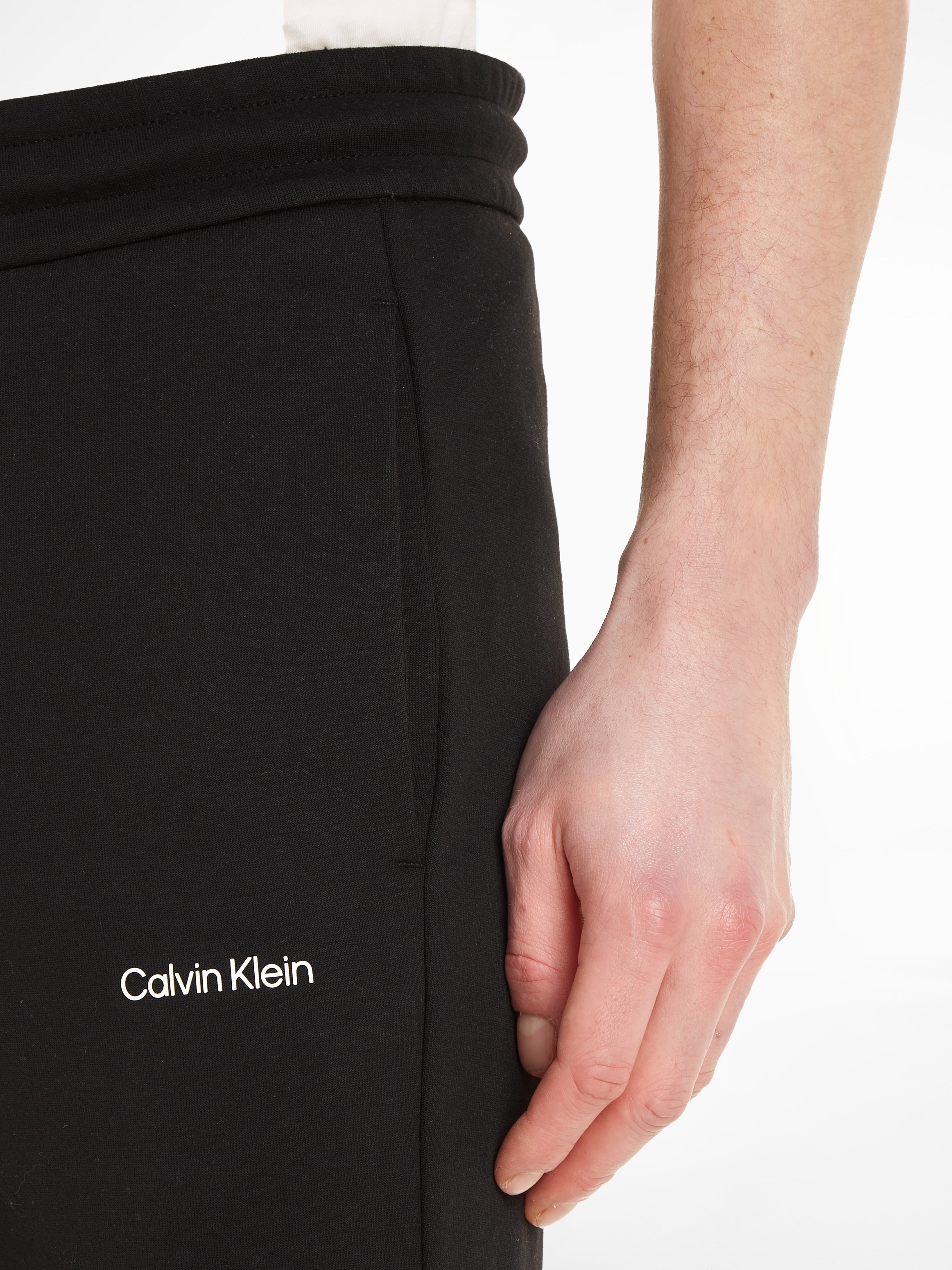 Calvin Klein Sweathose »MICRO LOGO JOGGER«, mit kontrastfarbenem Saum am  Bein ▷ für | BAUR