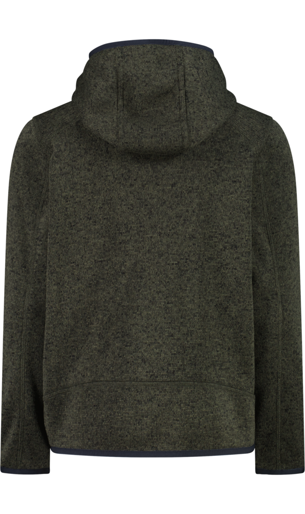 CMP Strickfleecejacke »KID JACKET FIXED HOOD« mit Kapuze wasserabweisend, windabweisend, mit Kapuze, wärmeisolierend