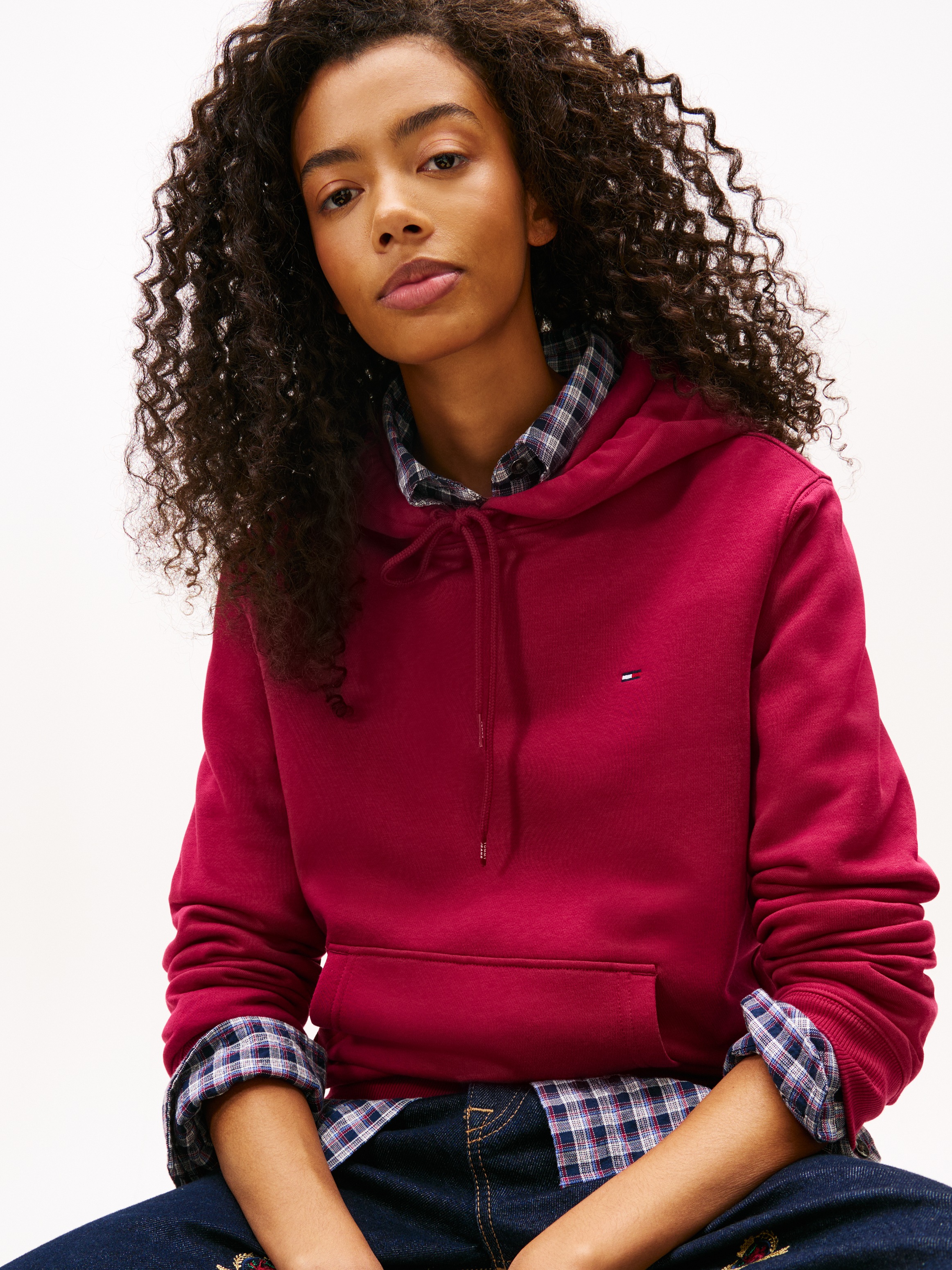 Tommy Jeans Kapuzensweatshirt "TJW REG S FLAG HOODIE", mit Logo-Flag günstig online kaufen