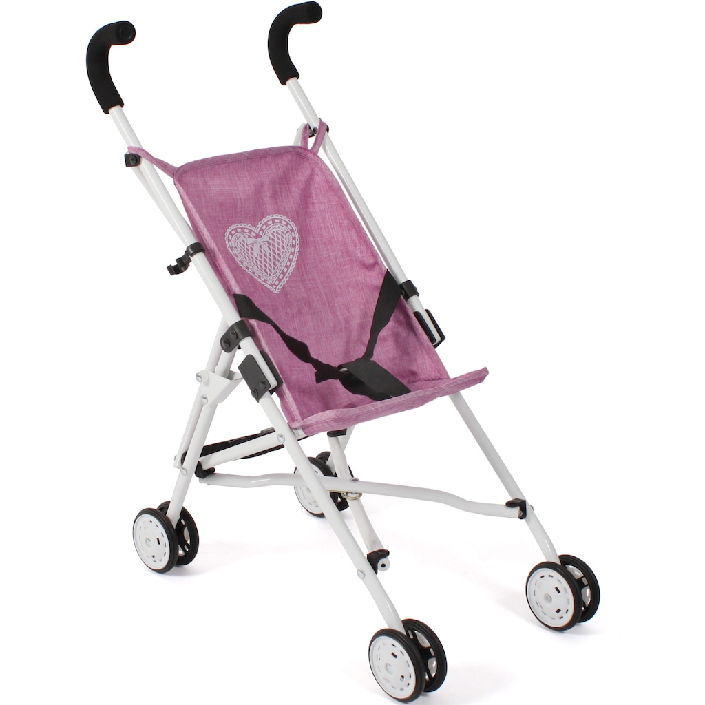 CHIC2000 Puppenbuggy »Roma, Jeans Pink«