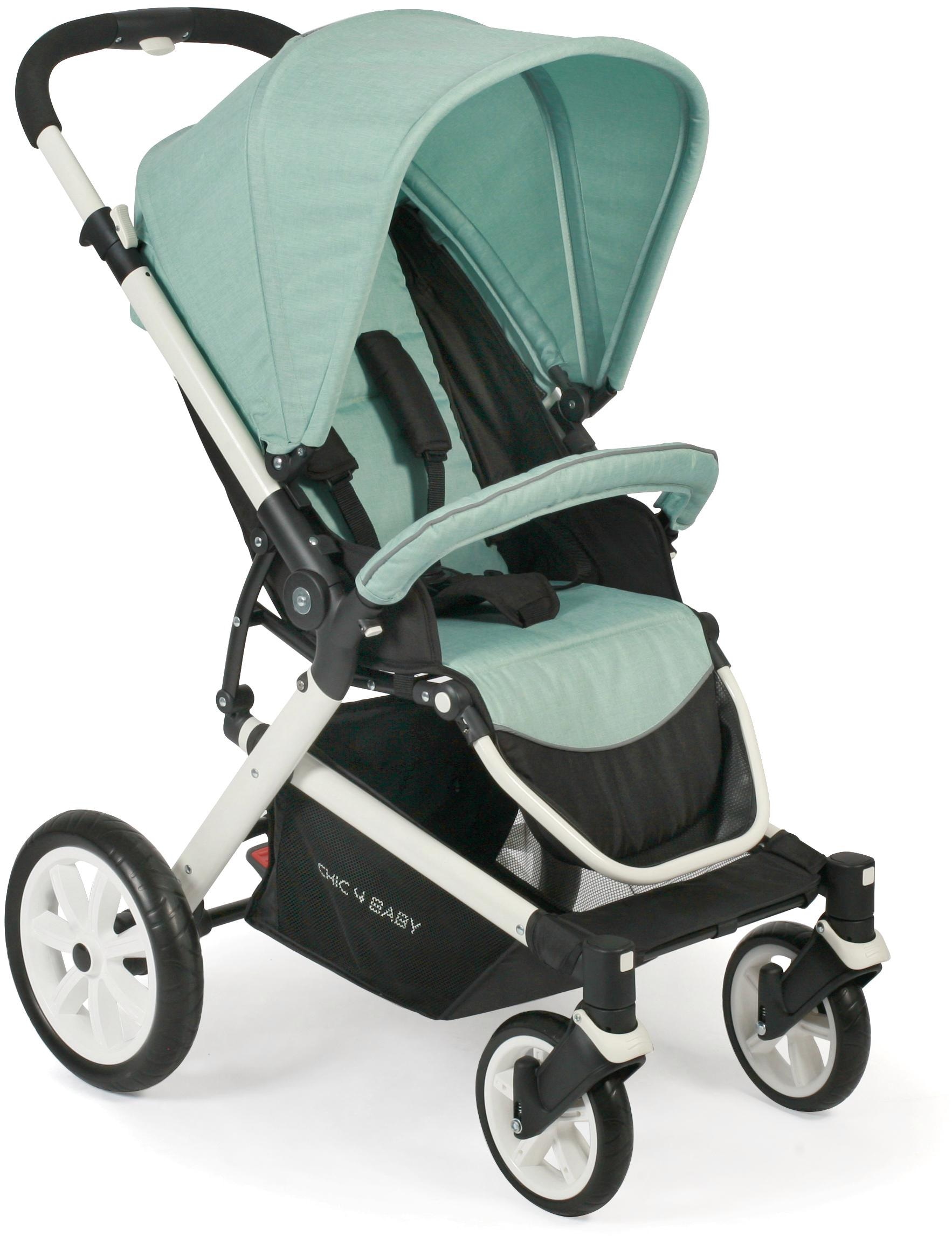 CHIC4BABY Sport-Kinderwagen »Boomer mint« su sch...