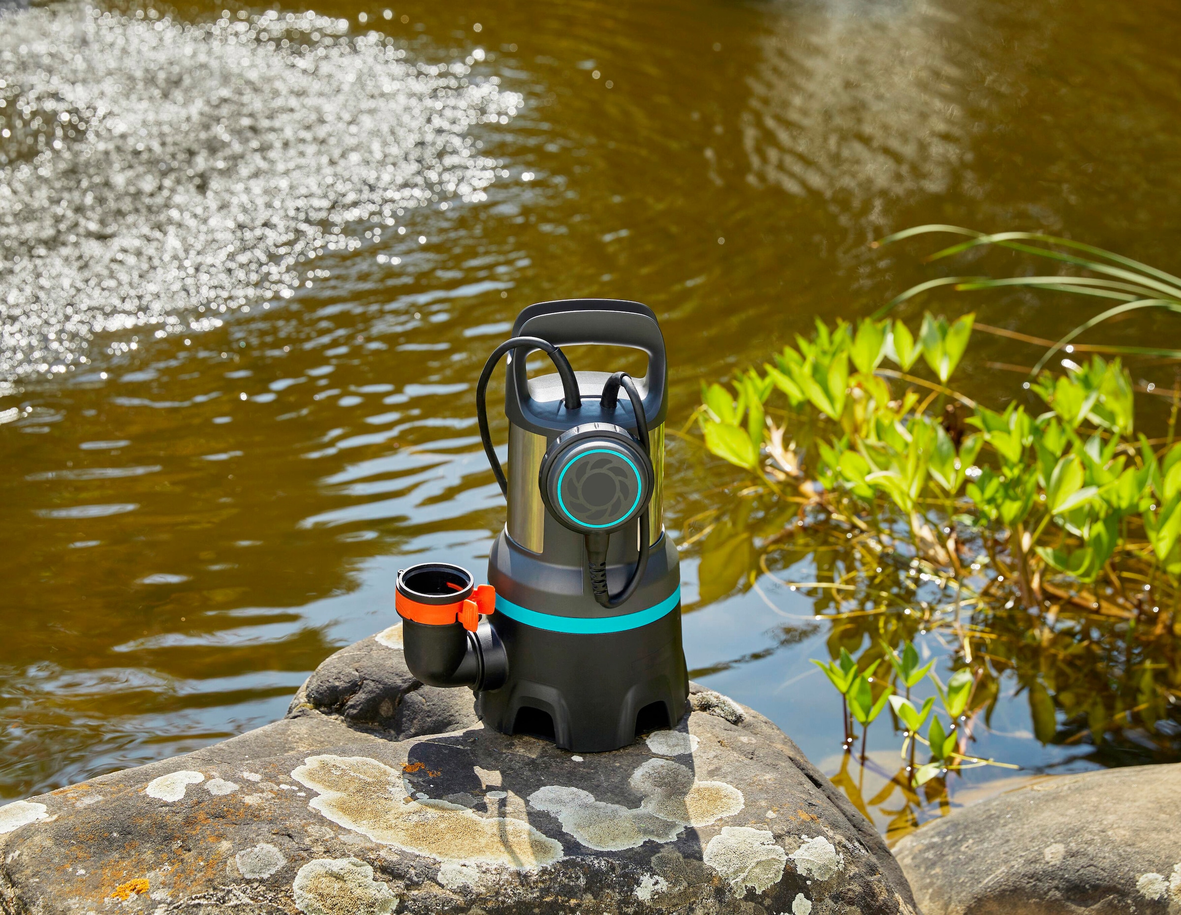 GARDENA Schmutzwasserpumpe »Tauchpumpe 16000, 9042-20«, 16000 l/h max. Fördermenge