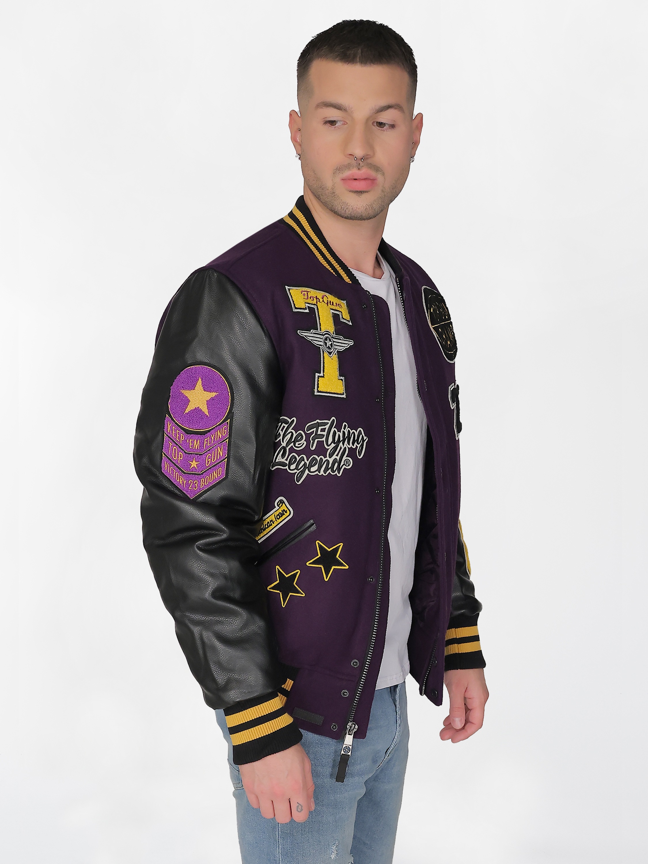 TOP GUN Collegejacke »TG20213031«