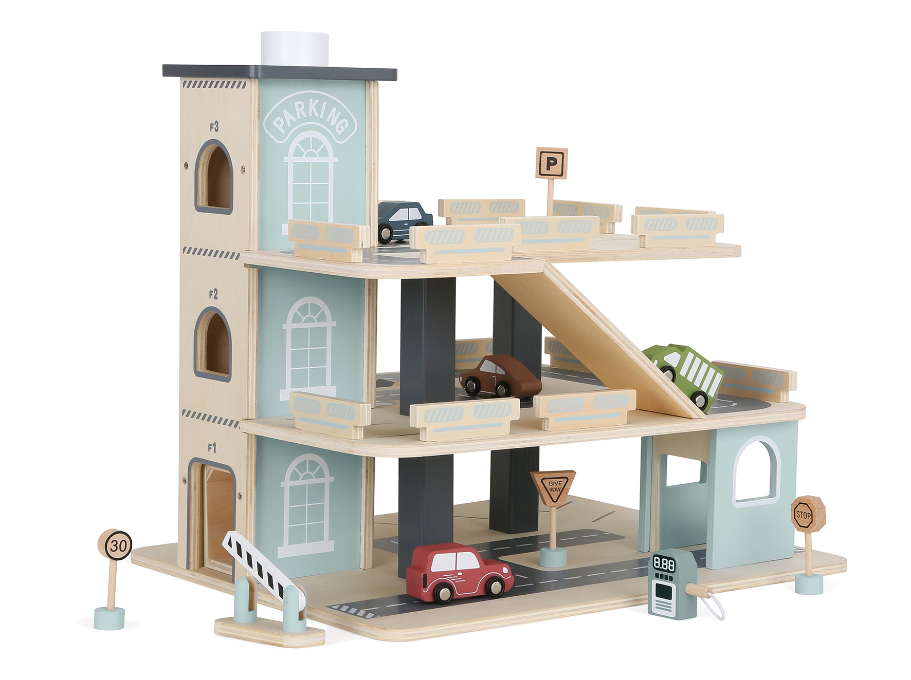 CHIC2000 Spiel-Parkgarage aus Holz