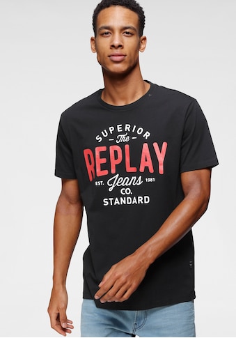 Replay T-Shirt, mit Markendruck kaufen