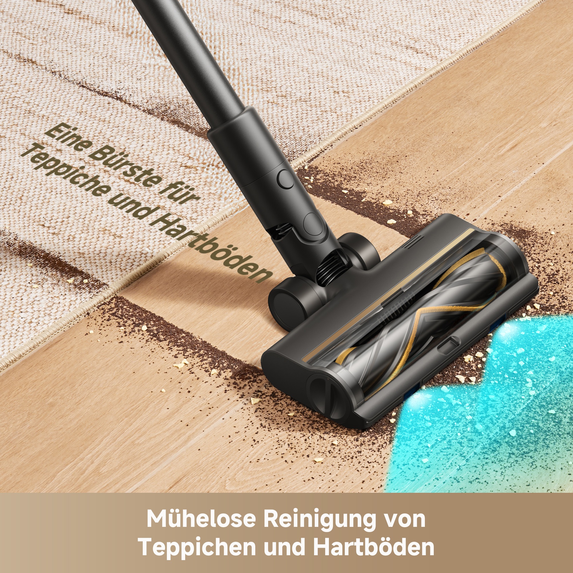 Dreame Akku-Stielstaubsauger »R20 SE« kabellos, bis zu 90 Minuten Akkulaufzeit, mit HEPA-Filter