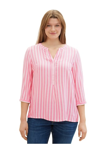 Shirtbluse, mit 3/4 Arm und fließender Viskose