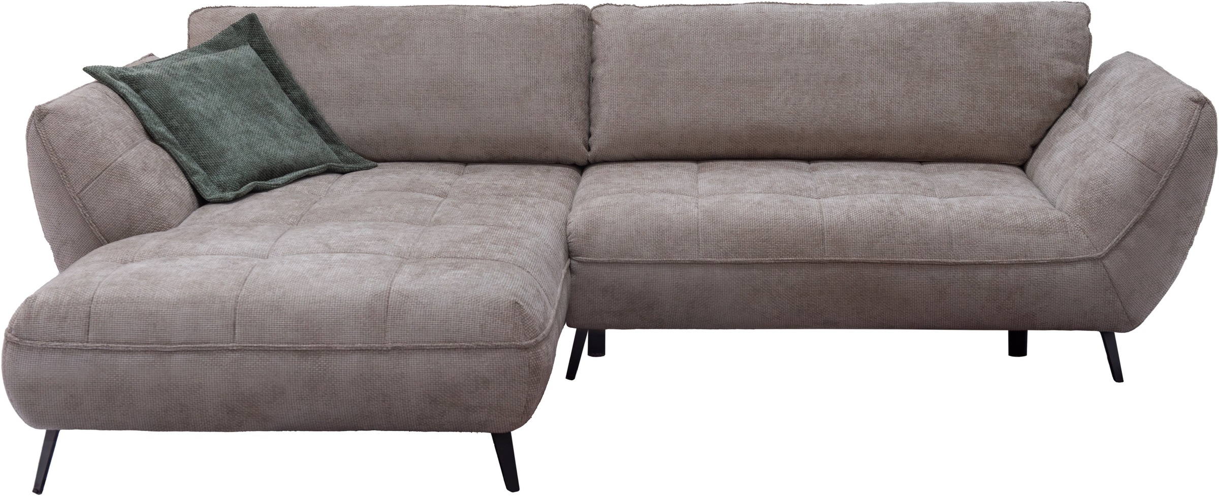 exxpo - sofa fashion Ecksofa »Samoa, bequem und modern, mit Easy-Lift-Bettfunktion, L-Form«, Ecksofa Samoa, inkl. Bettfunktion, Bettkasten und Rückenkissen