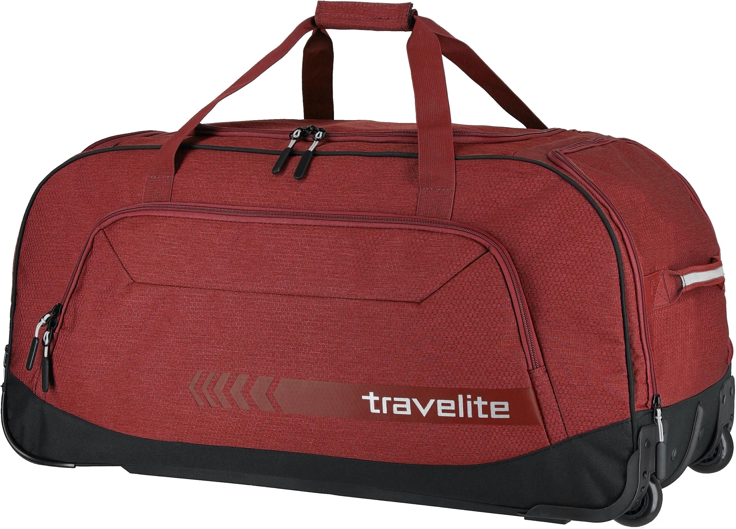 travelite Reisetasche "KICK OFF XL, 77 cm", Duffle Bag Reisegepäck Sporttasche Reisebag mit Trolleyfunktion