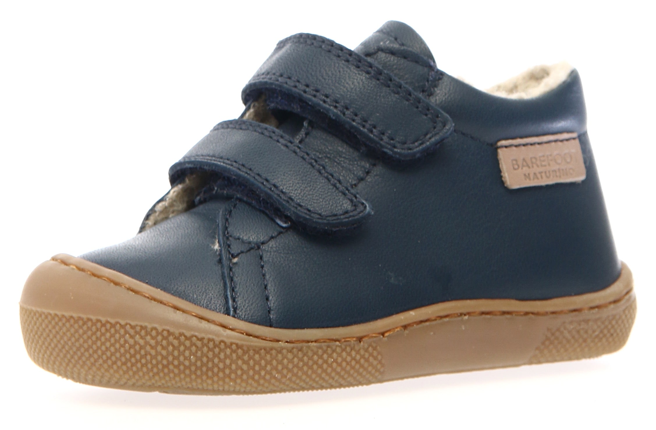 Naturino Lauflernschuh "Amur" Babyschuh, Klettschuh mit Wollfutter, Größenschablone zum Download
