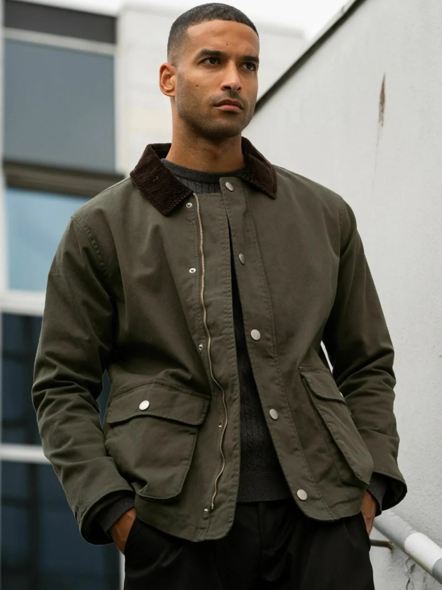 TeeShoppen Outdoorjacke »TEESHOPPEN Jacket Twill Jacket«