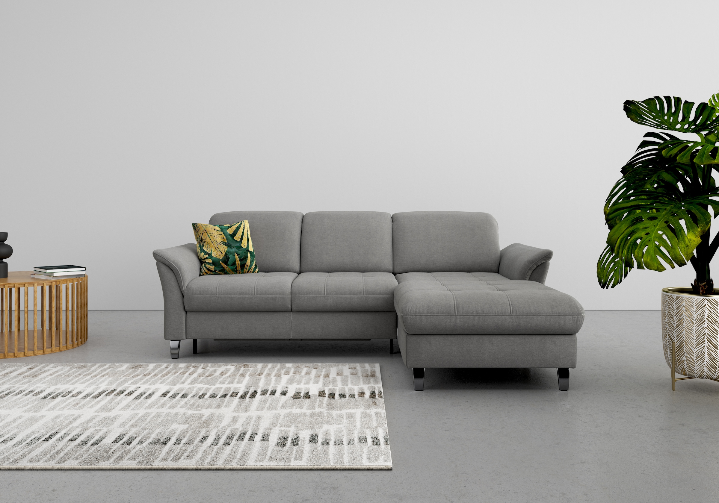 Sit & More Maggiore Ecksofa Grau 258x173cm 10