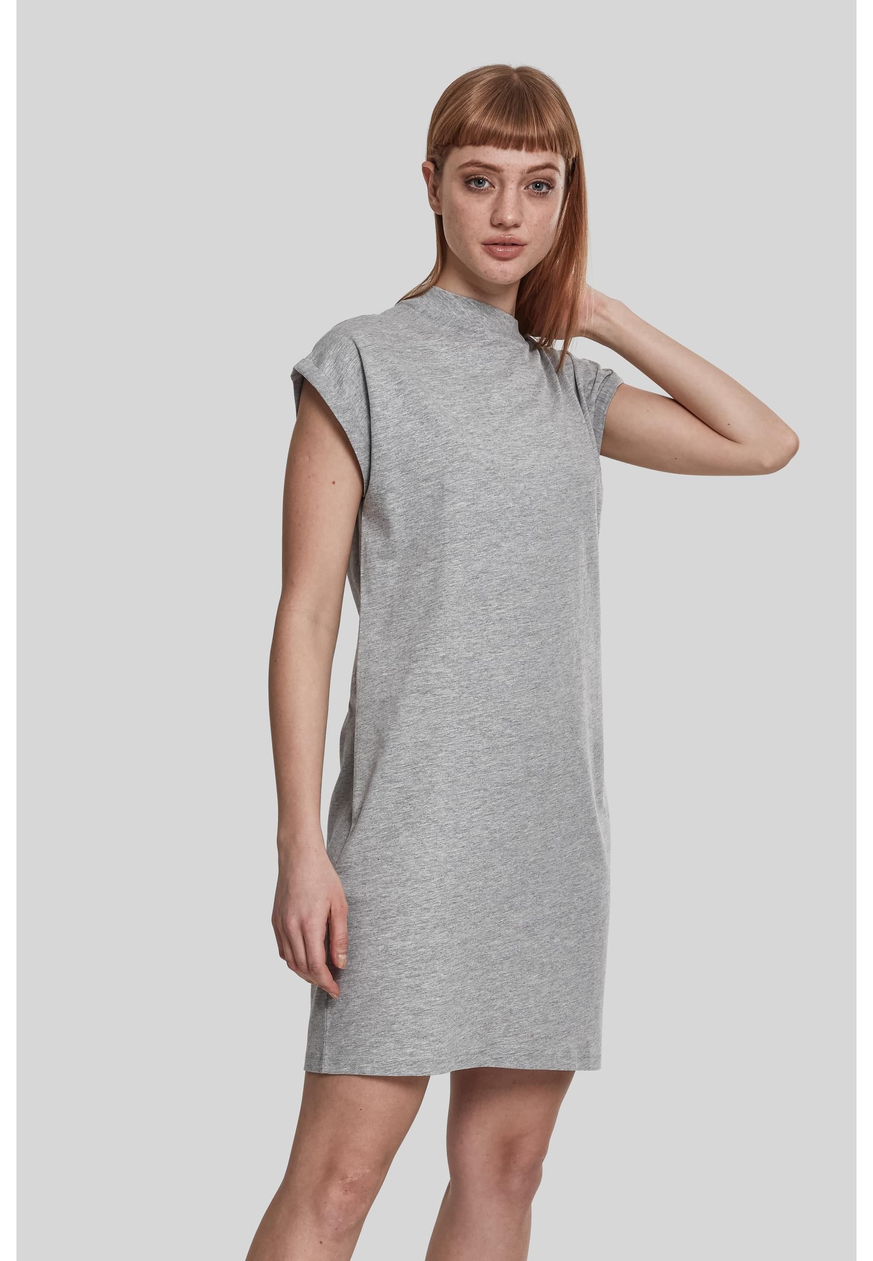 URBAN CLASSICS Shirtkleid »Urban Classics Damen Ladies Turtle Extended Shoulder Dress«, (1 tlg.)