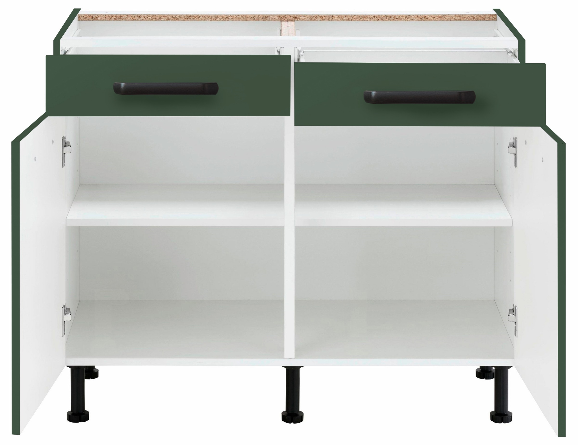 wiho Küchen Unterschrank »Simi«, Soft-Close-Funktion in Schubkästen und Auszügen, verstellbare Füße