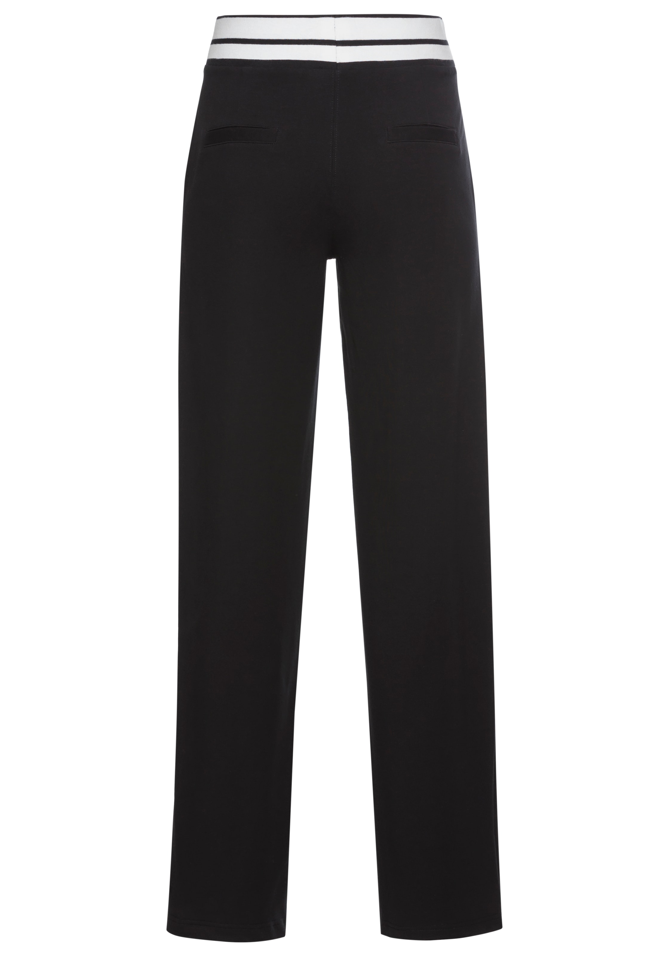DELMAO Jerseyhose, mit Kontrastbund - NEUE KOLLEKTION