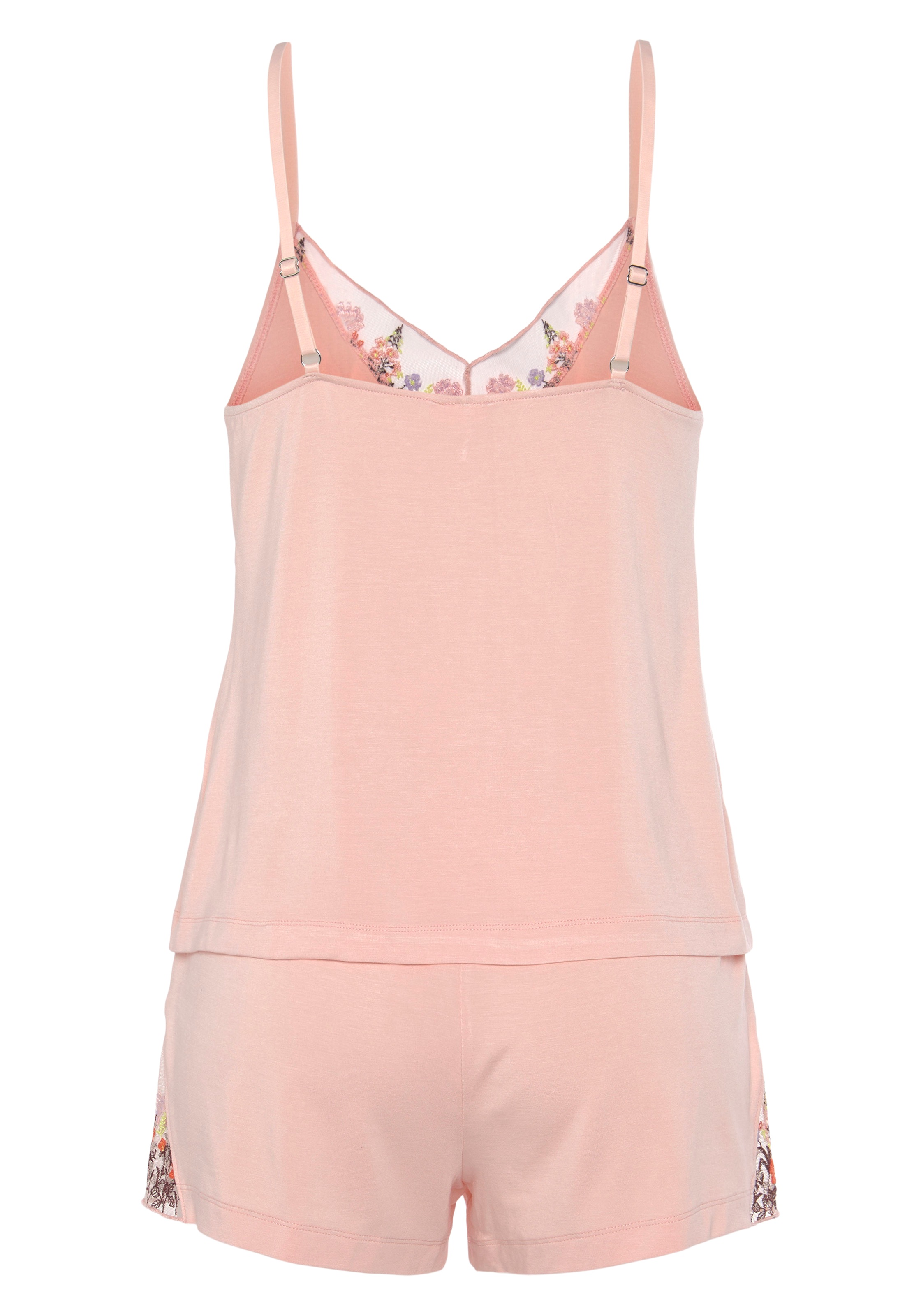 LASCANA Shorty 2 Stk. tlg., mit hübschen Spitzendetails günstig online kaufen