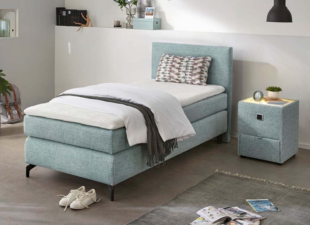 Jockenhöfer Gruppe Boxspringbett ""Alinas" inkl. Topper" erhältlich in unterschiedlichen Breiten und Farbvarianten