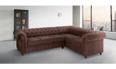 Chesterfield-Sofa »Chesterfield Ecksofa, auch in Leder«