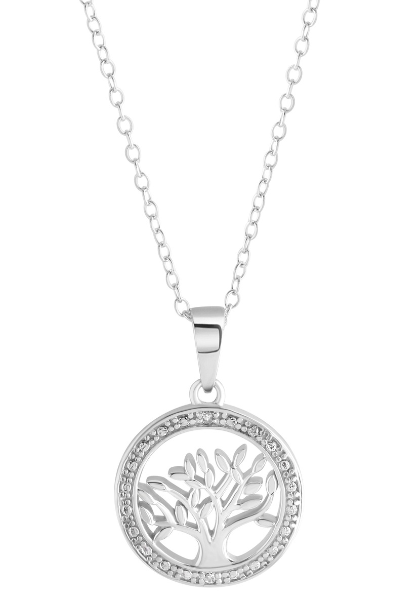 KangaROOS Kette mit Anhänger »Schmuck Geschenk Silber 925 Halsschmuck  Halskette Ankerkette Solitär«, zu Kleid, Shirt, Jeans, Sneaker! Anlass  Geburtstag Weihnachten kaufen | BAUR