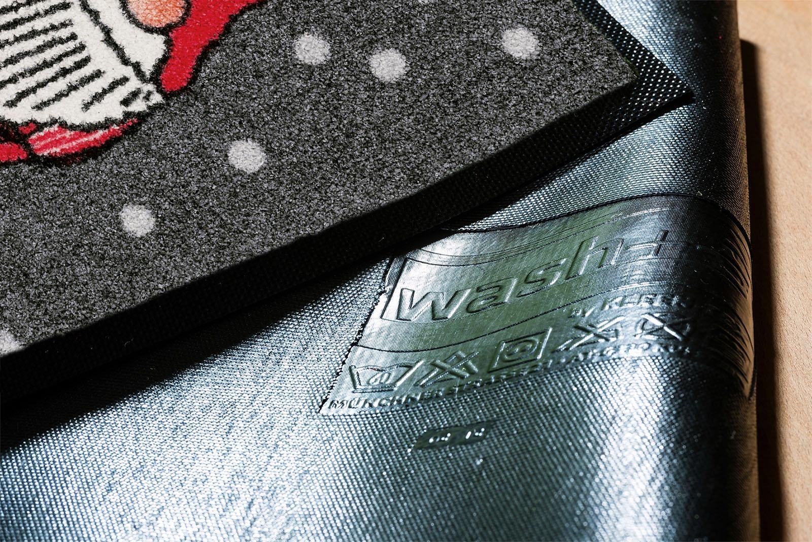 Thumbnail - wash+dry by Kleen-Tex Fußmatte "Winterzwerge" rechteckig 7 mm Höhe Schmutzfangmatte, rutschhemmend, waschbar